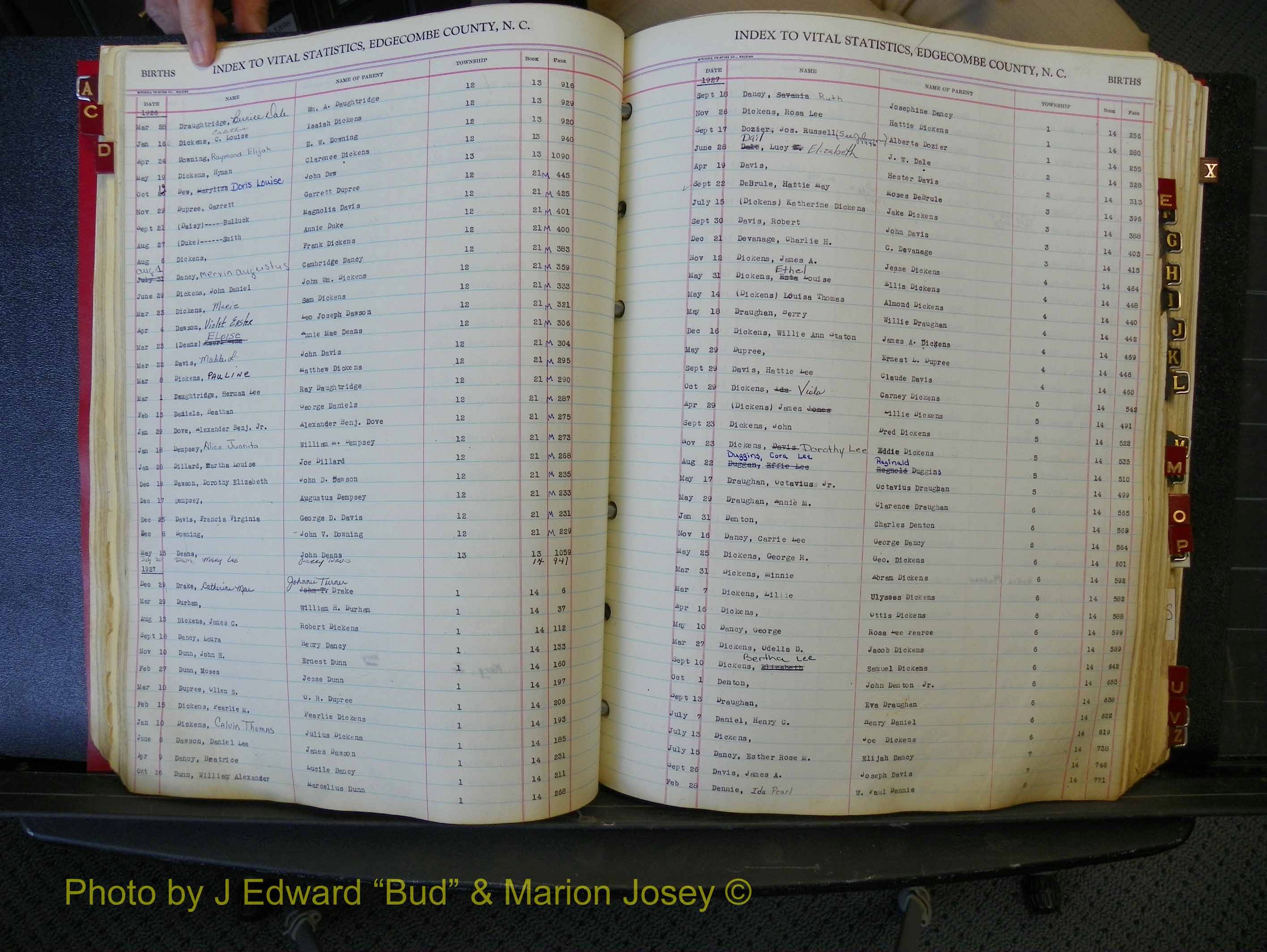 Edgecombe Births, A-Z, 1914-1933 (193).JPG