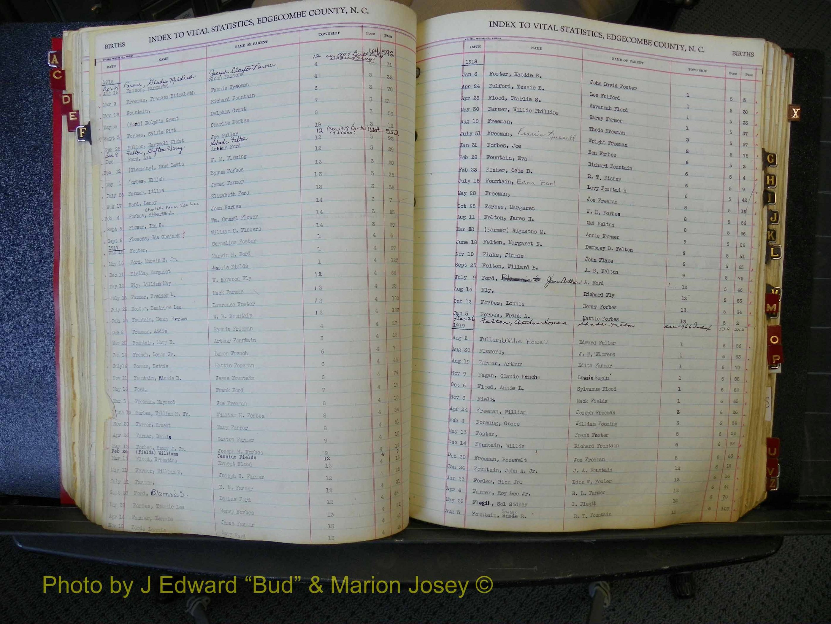 Edgecombe Births, A-Z, 1914-1933 (214).JPG