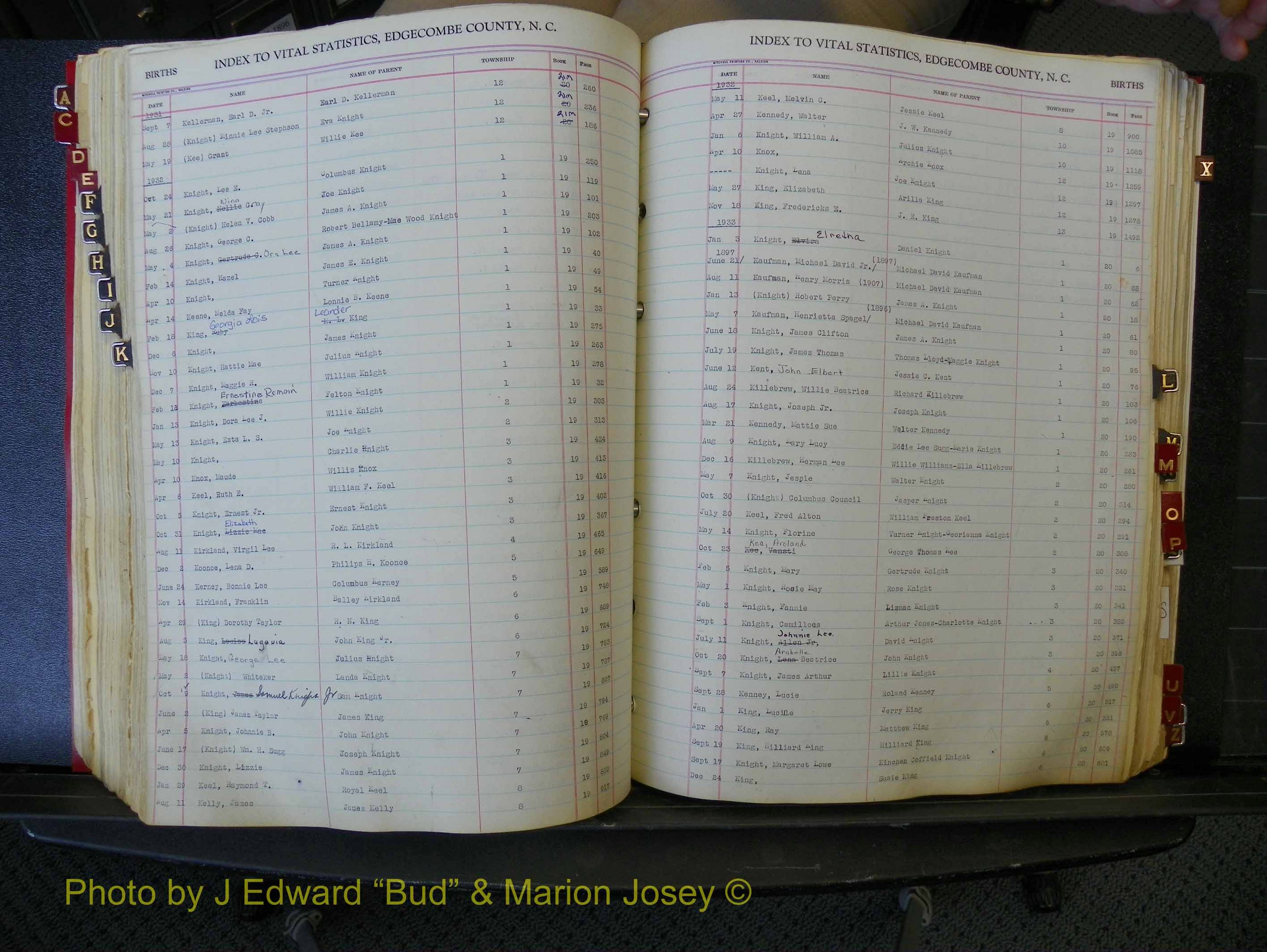Edgecombe Births, A-Z, 1914-1933 (295).JPG