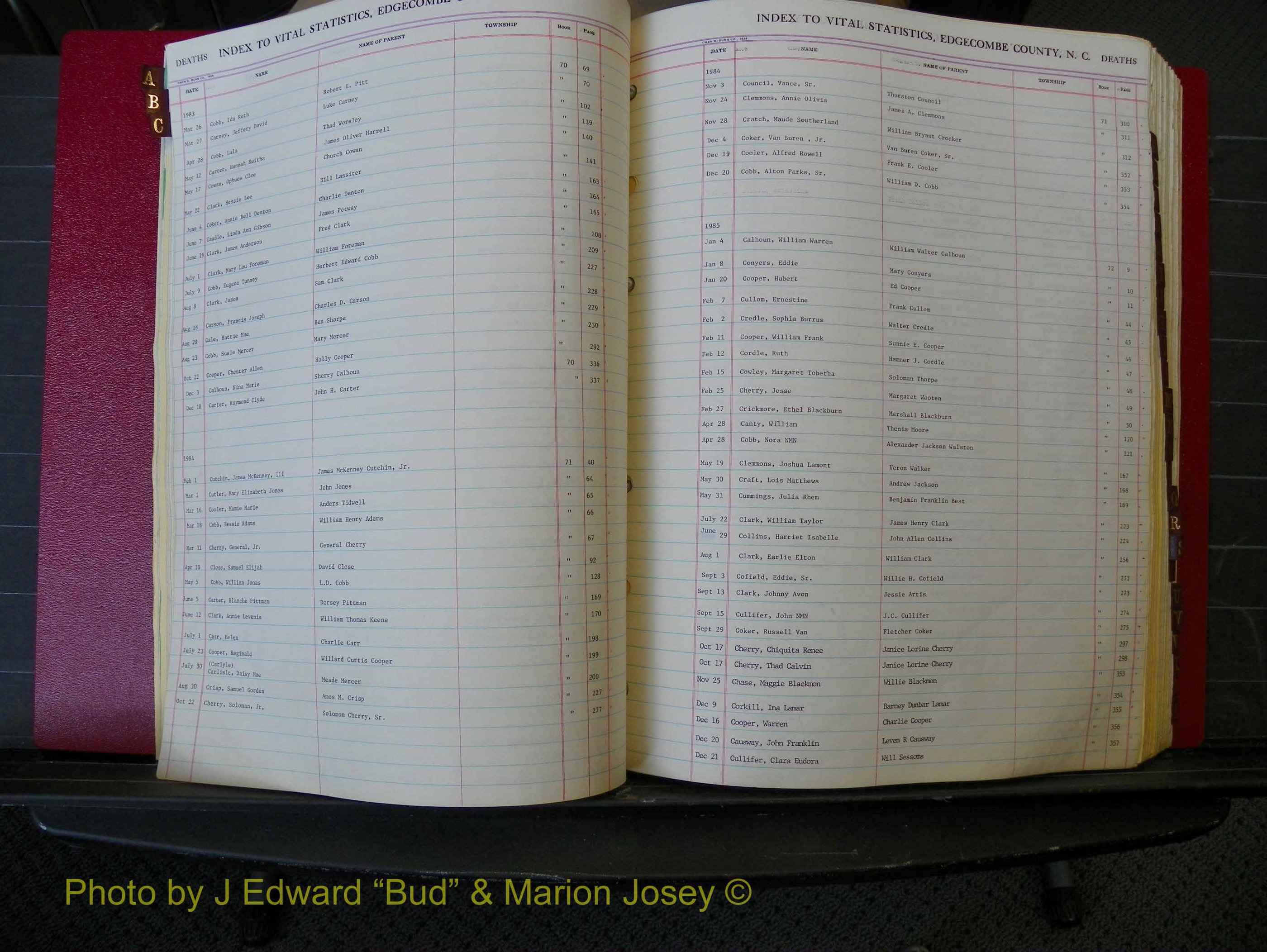 Edgecombe Deaths, A-Z, 1973-1990 (123).JPG