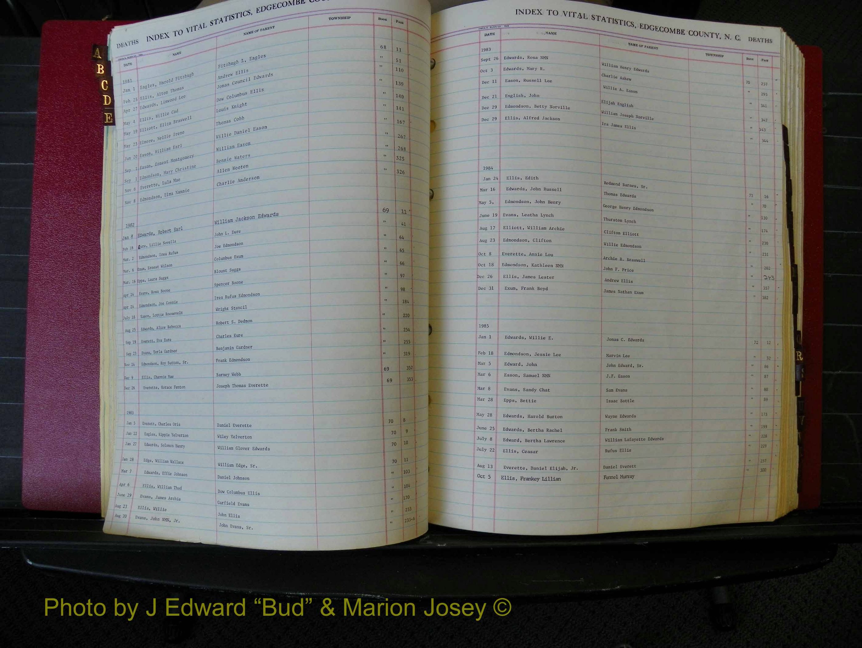 Edgecombe Deaths, A-Z, 1973-1990 (136).JPG