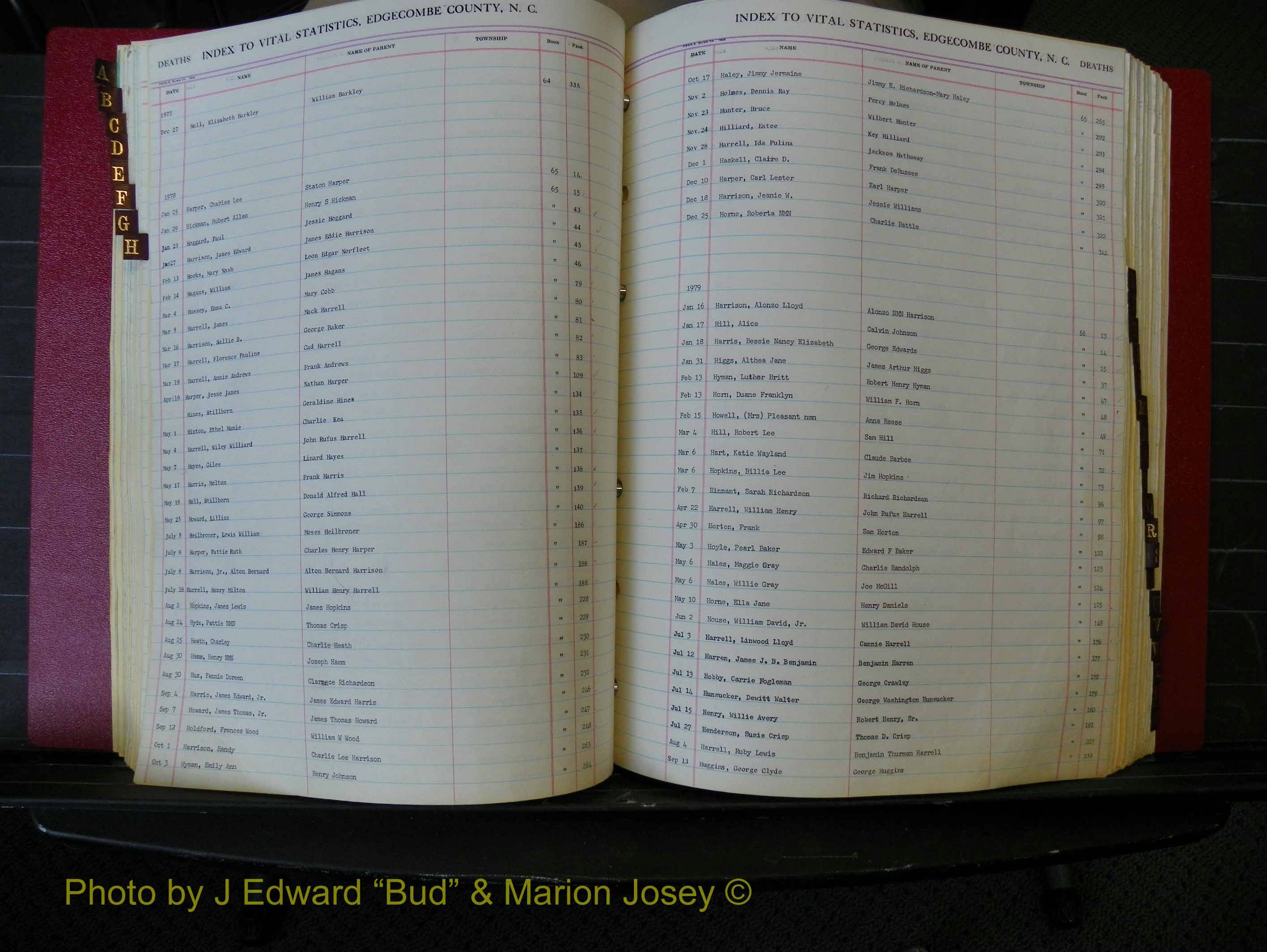 Edgecombe Deaths, A-Z, 1973-1990 (150).JPG