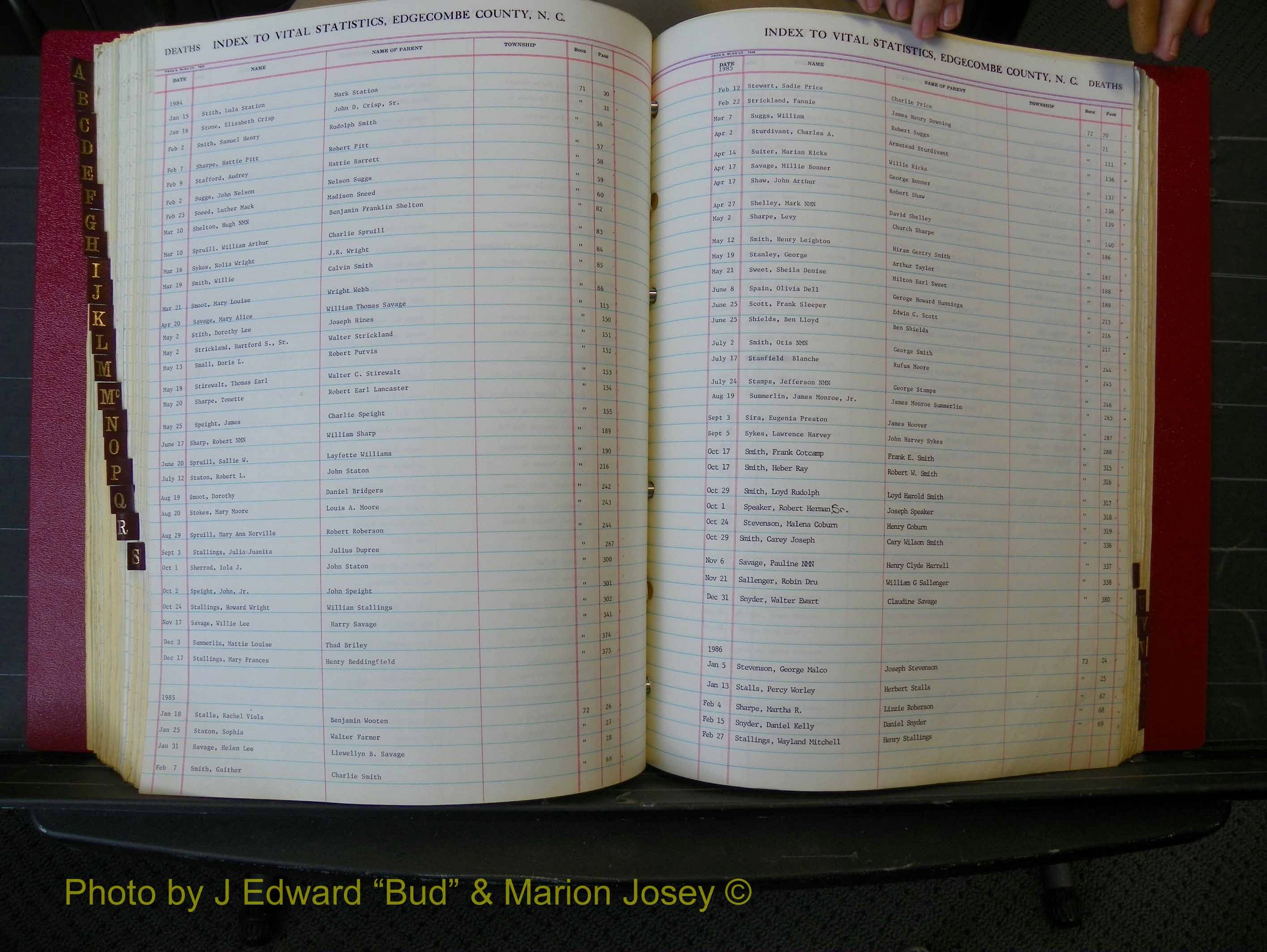 Edgecombe Deaths, A-Z, 1973-1990 (210).JPG
