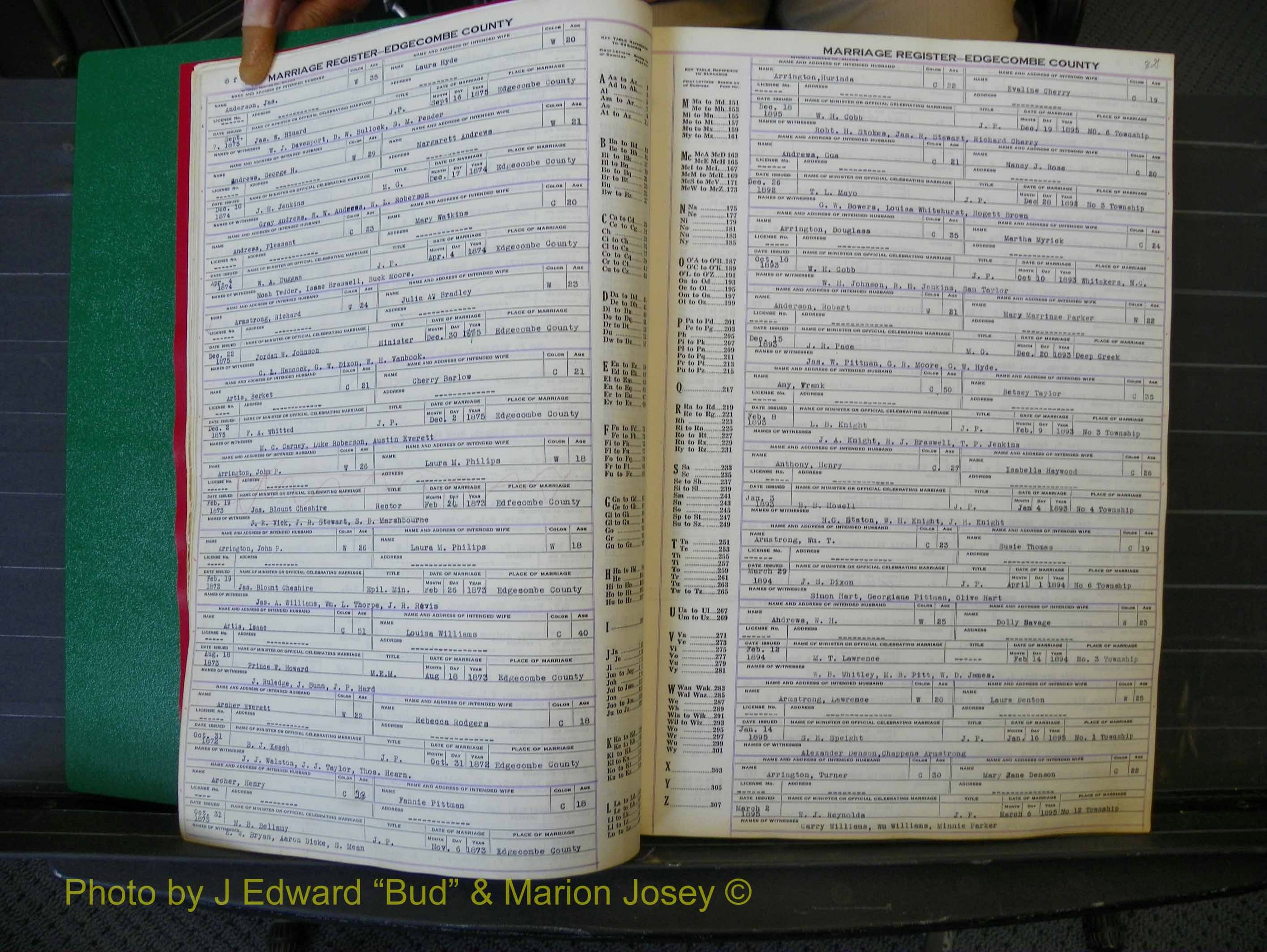 Edgecombe Marriages, A-E, 1867-1937 (118).JPG