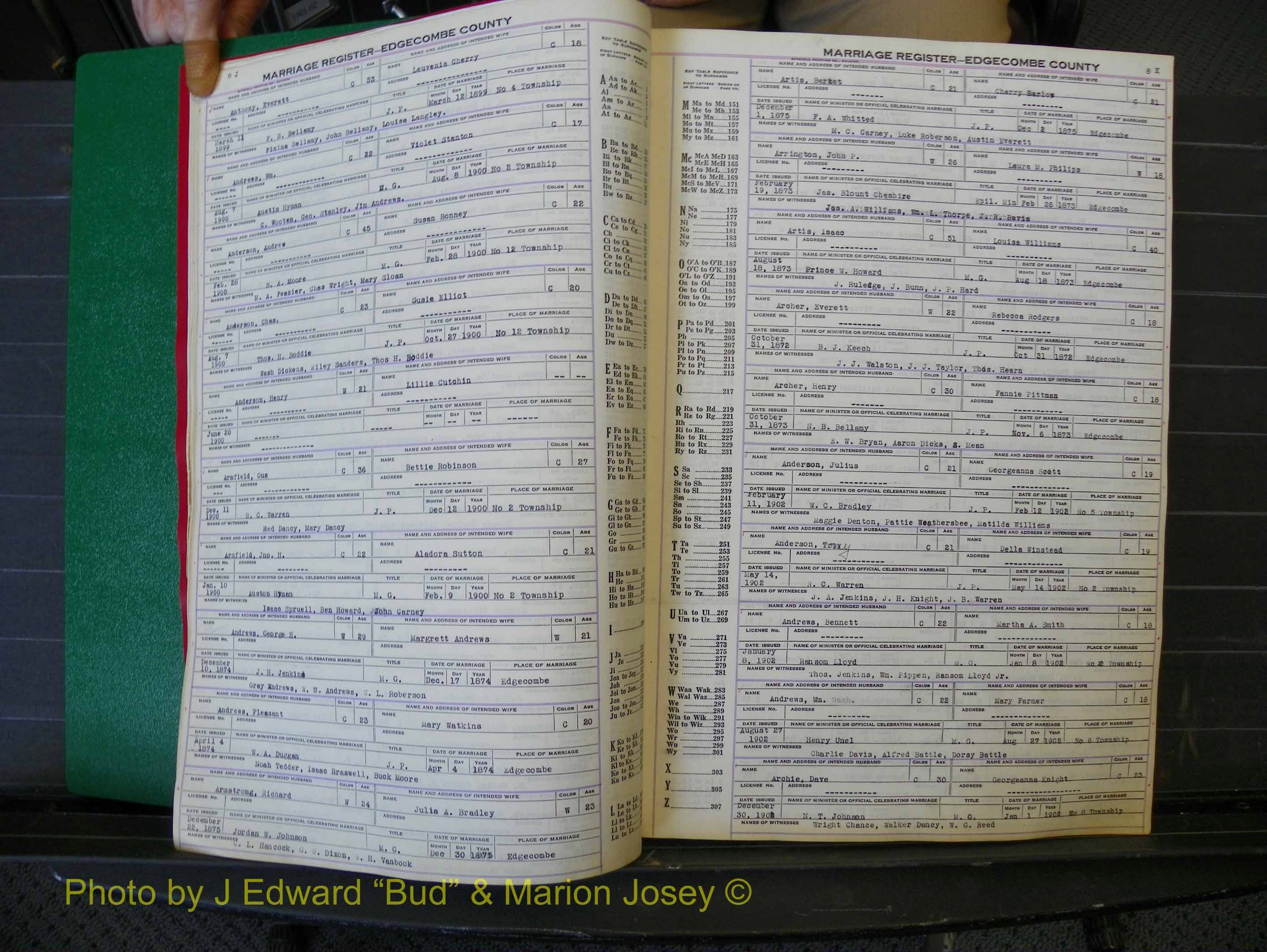 Edgecombe Marriages, A-E, 1867-1937 (120).JPG