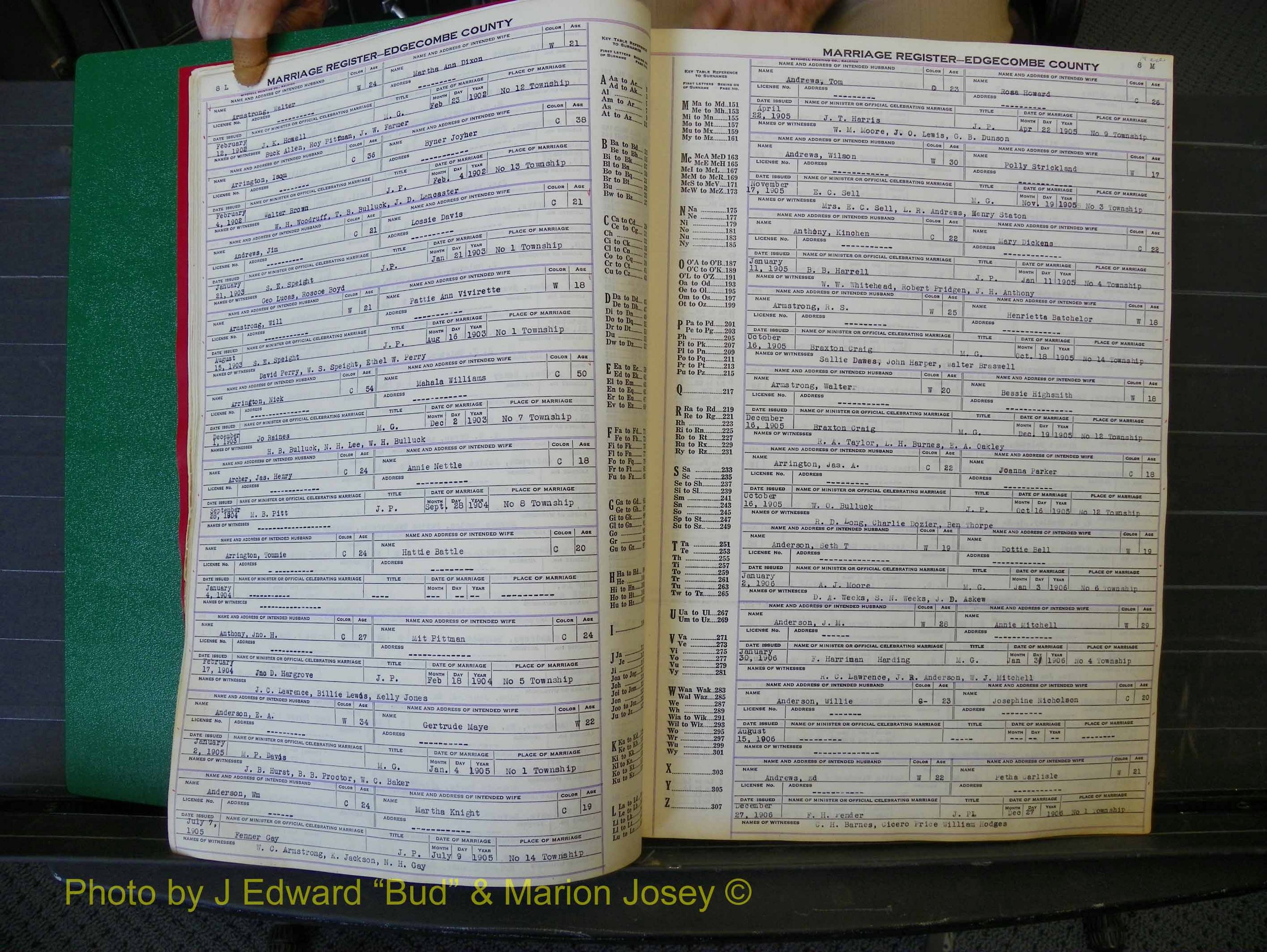Edgecombe Marriages, A-E, 1867-1937 (121).JPG