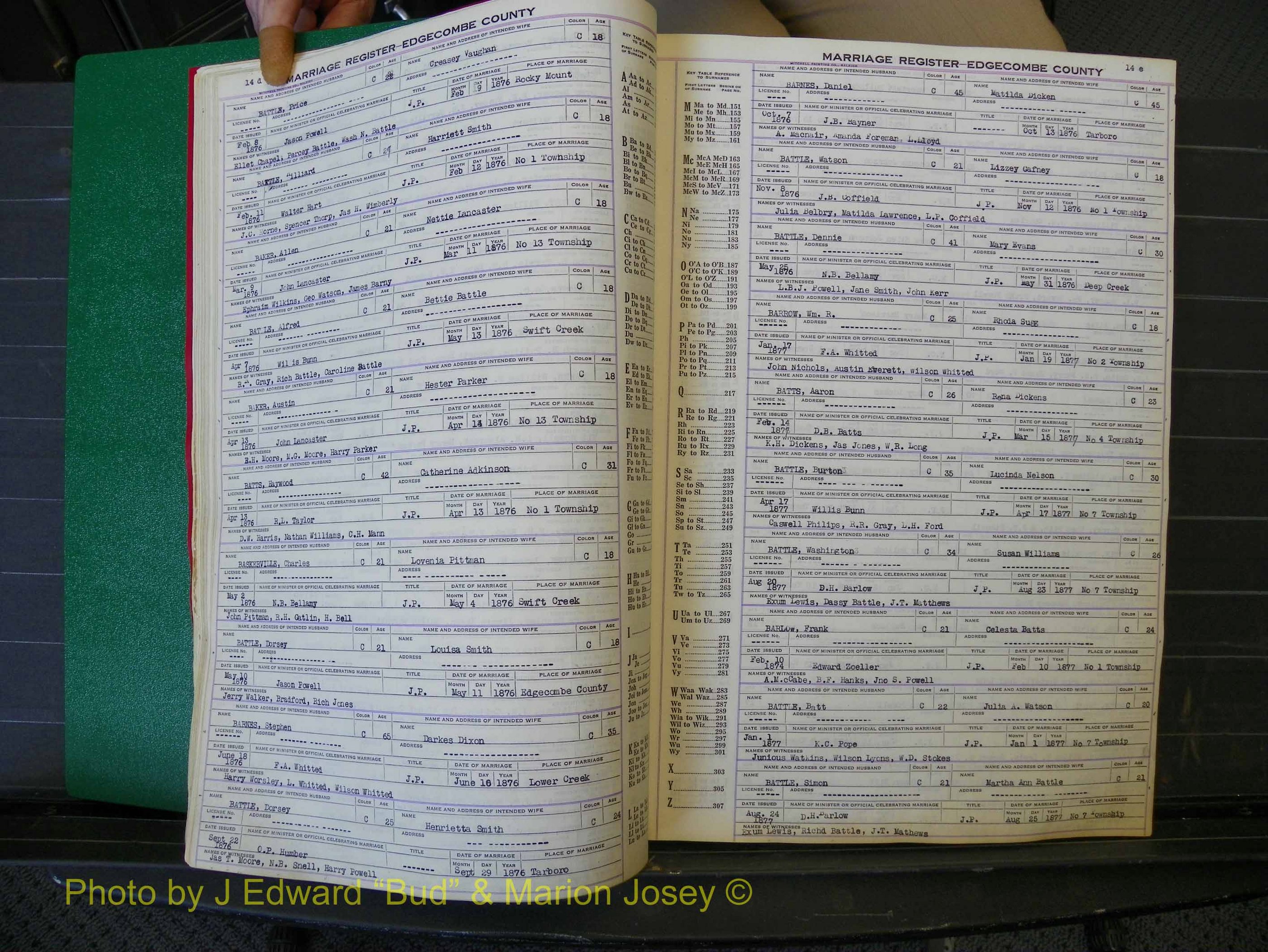 Edgecombe Marriages, A-E, 1867-1937 (139).JPG