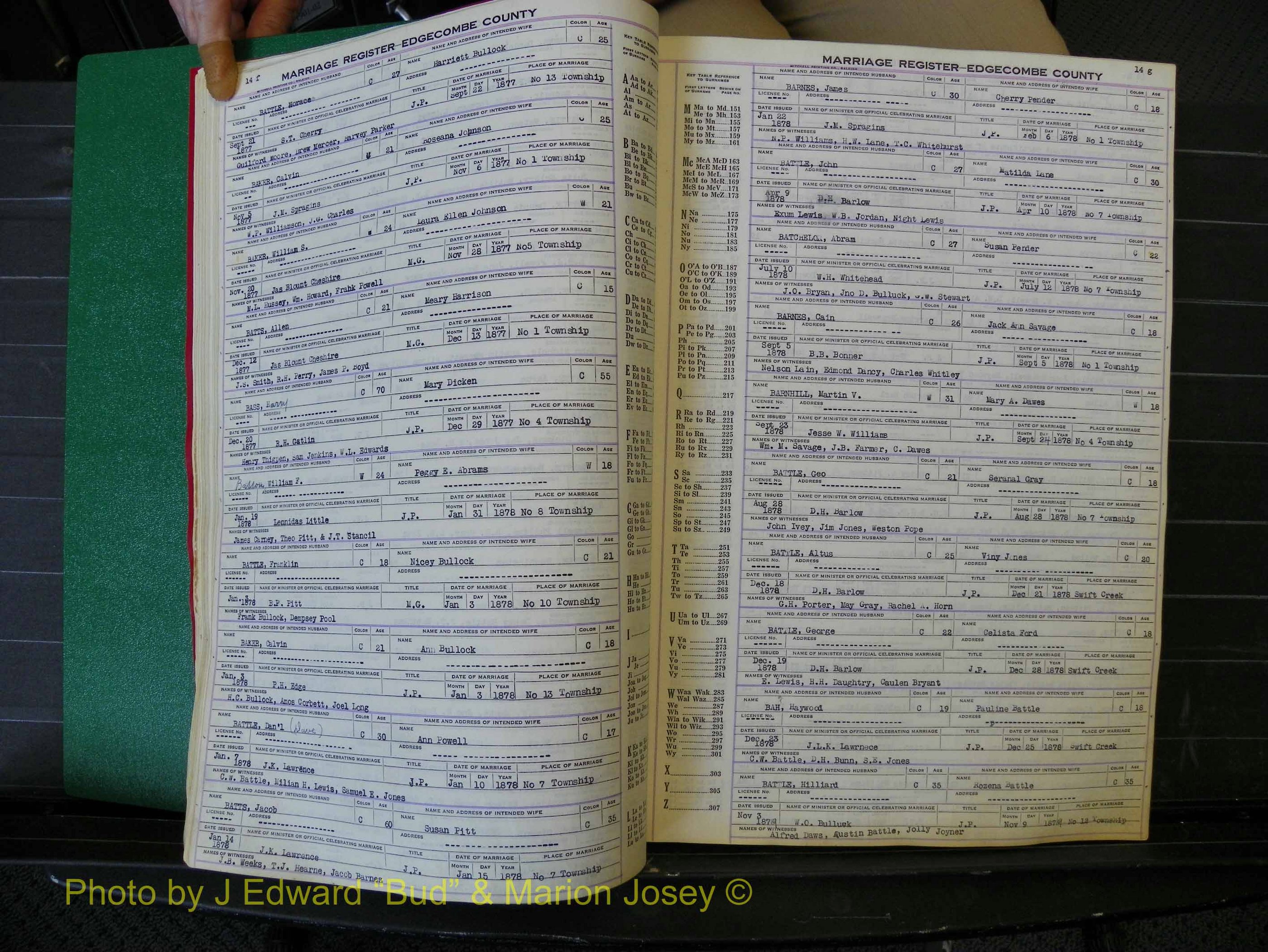 Edgecombe Marriages, A-E, 1867-1937 (140).JPG