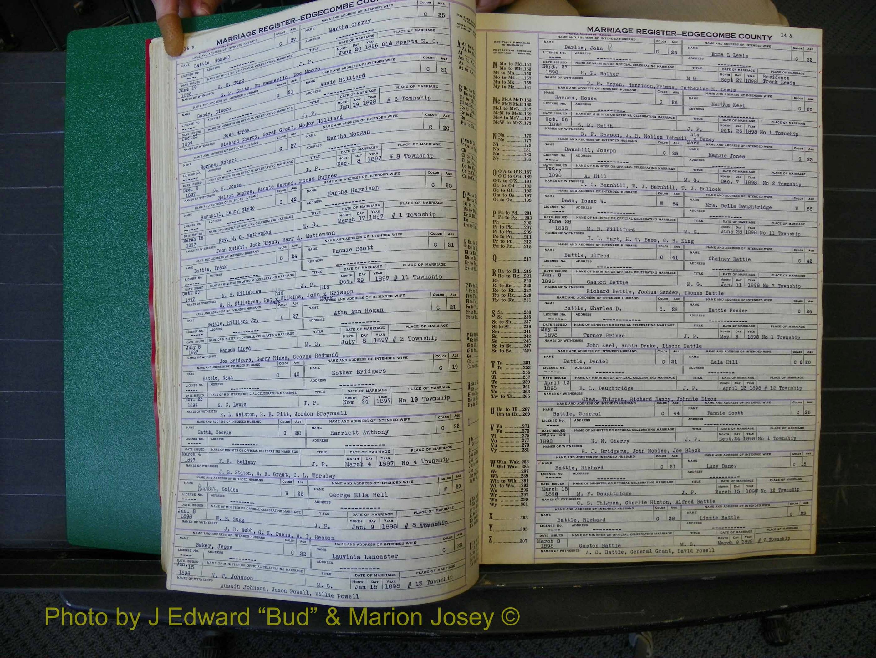 Edgecombe Marriages, A-E, 1867-1937 (150).JPG