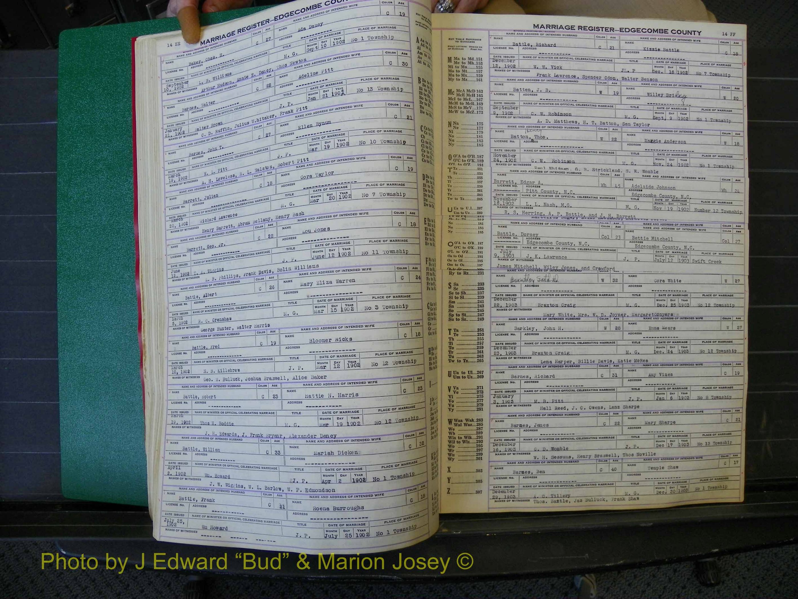 Edgecombe Marriages, A-E, 1867-1937 (153).JPG