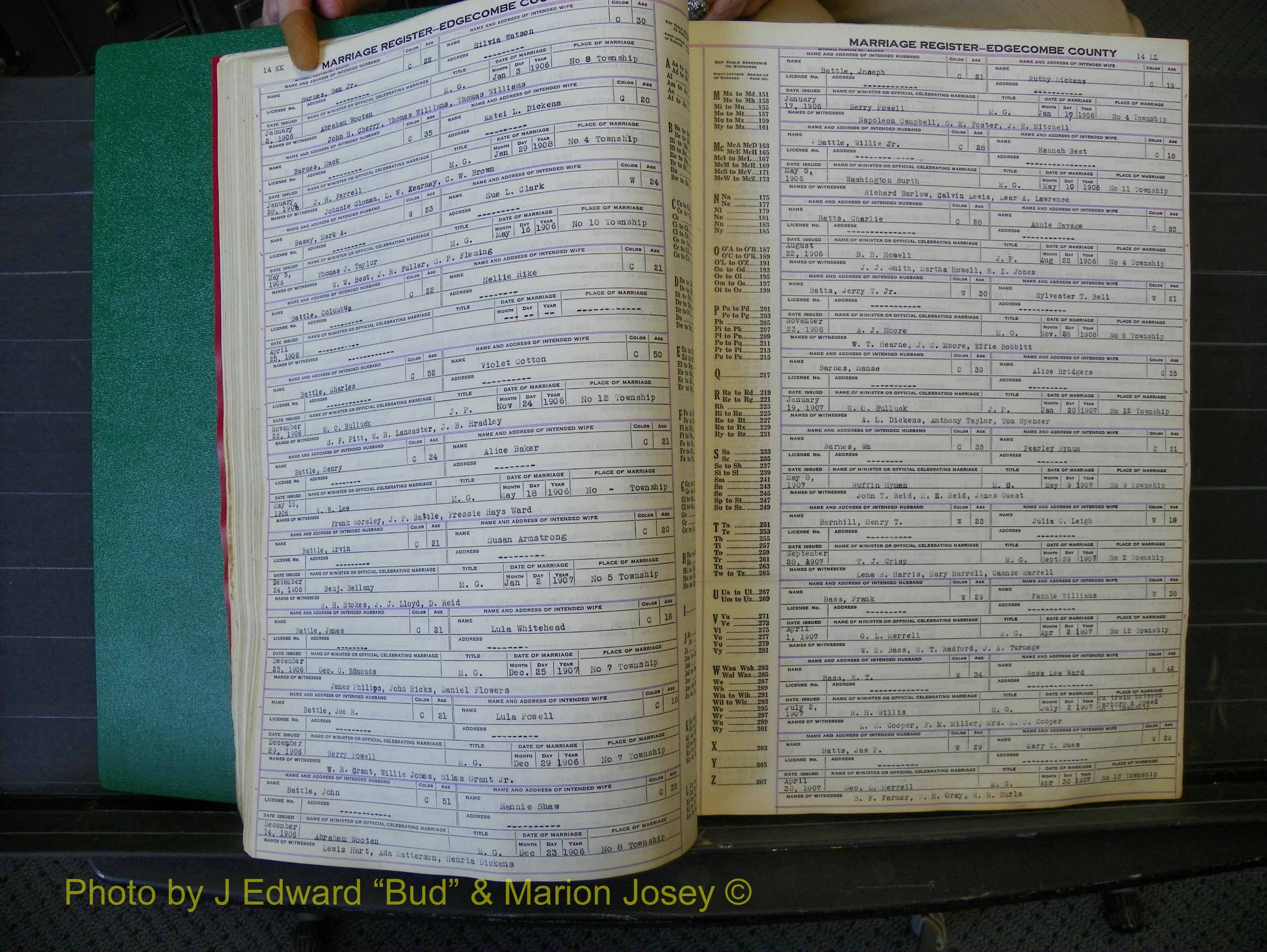 Edgecombe Marriages, A-E, 1867-1937 (157).JPG