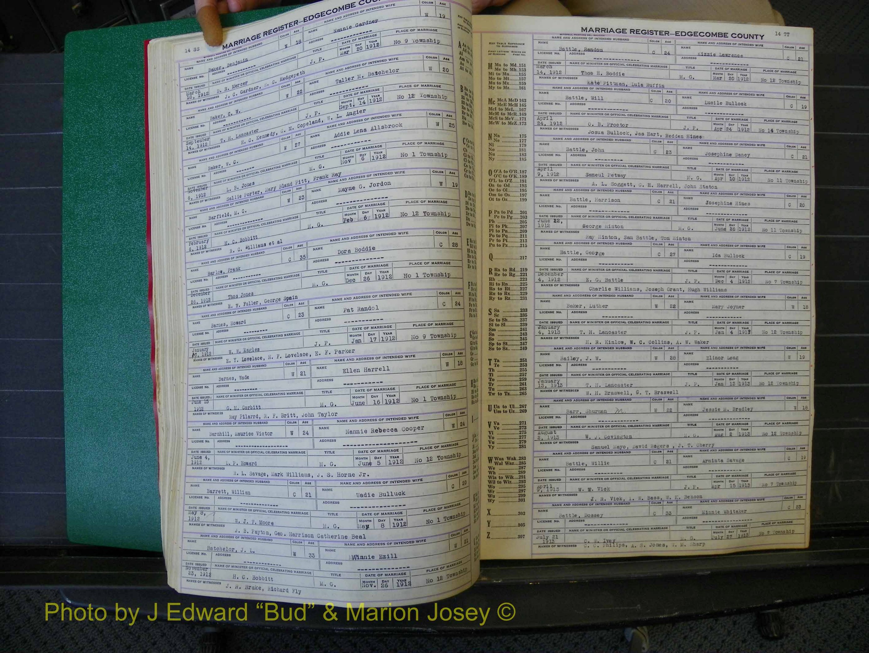 Edgecombe Marriages, A-E, 1867-1937 (161).JPG