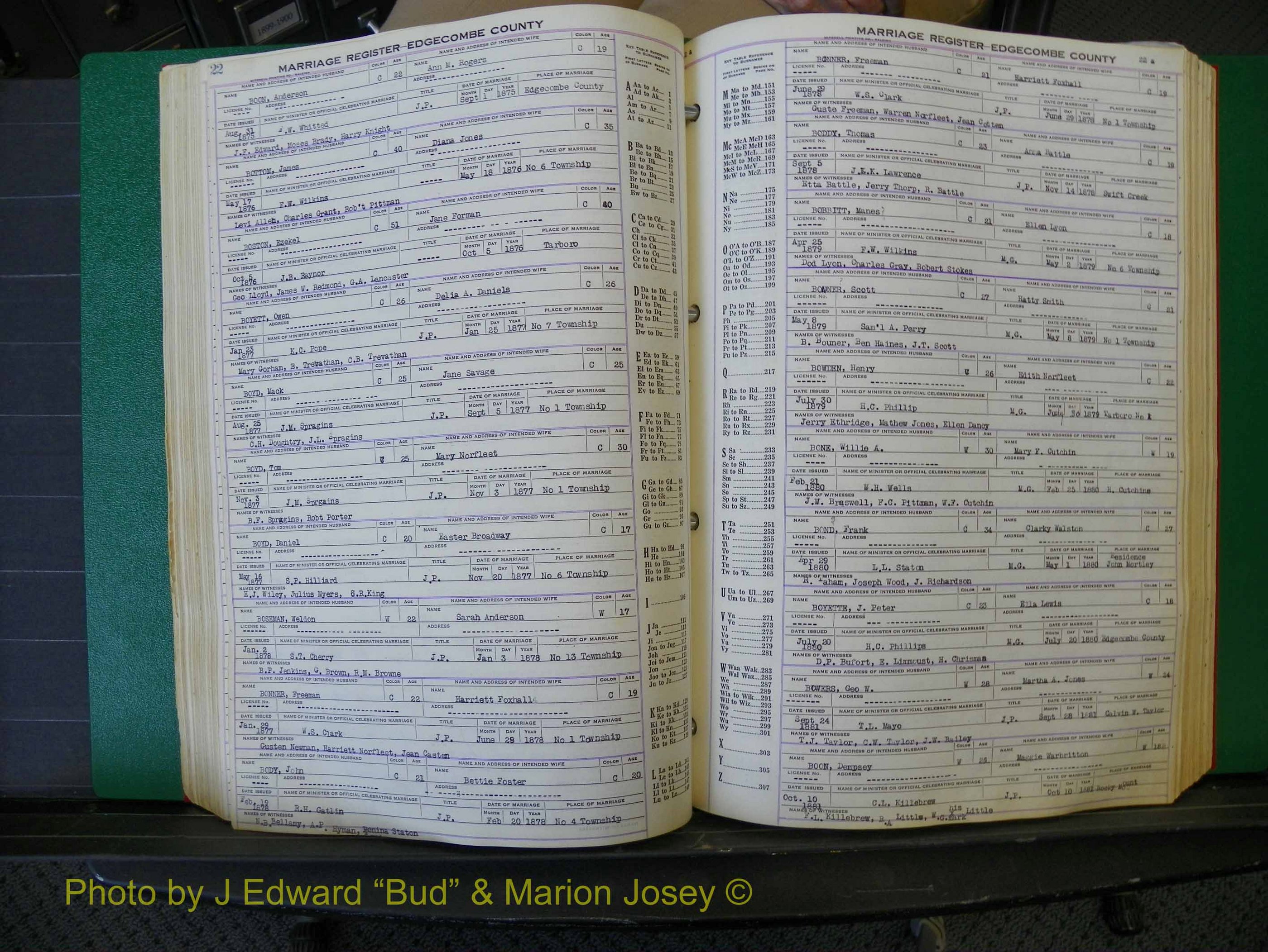 Edgecombe Marriages, A-E, 1867-1937 (205).JPG