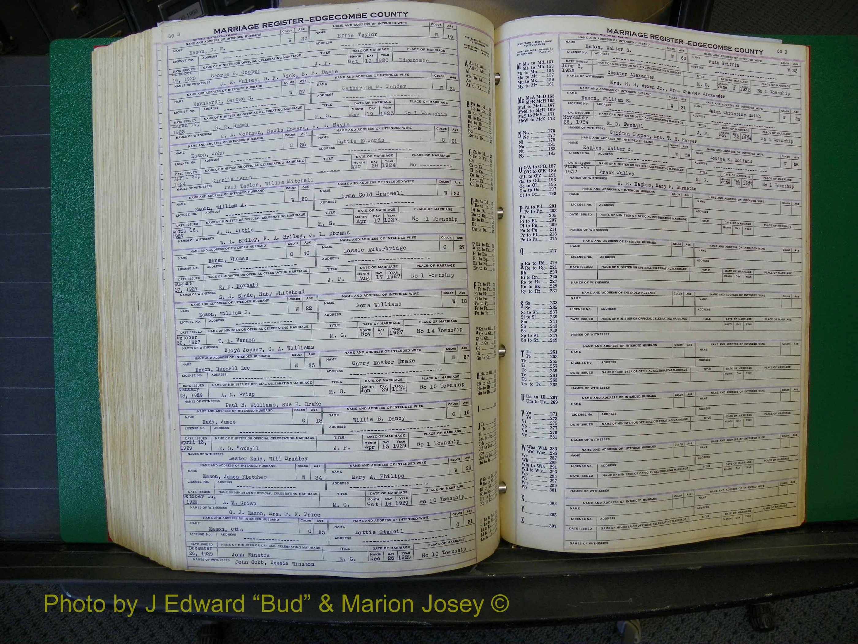 Edgecombe Marriages, A-E, 1867-1937 (434).JPG