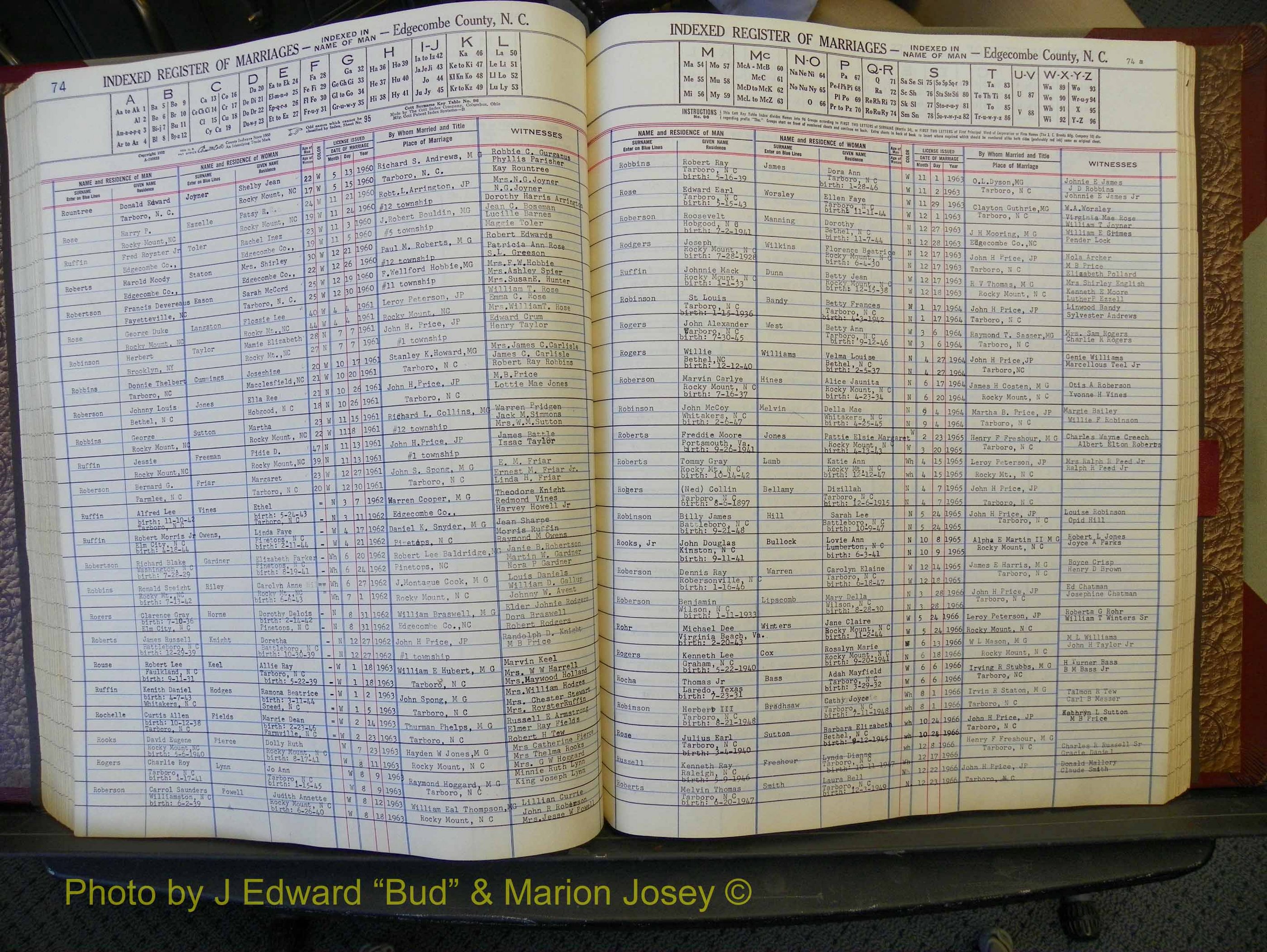 Edgecombe Marriages, A-Z, 1956-1972 (248).JPG