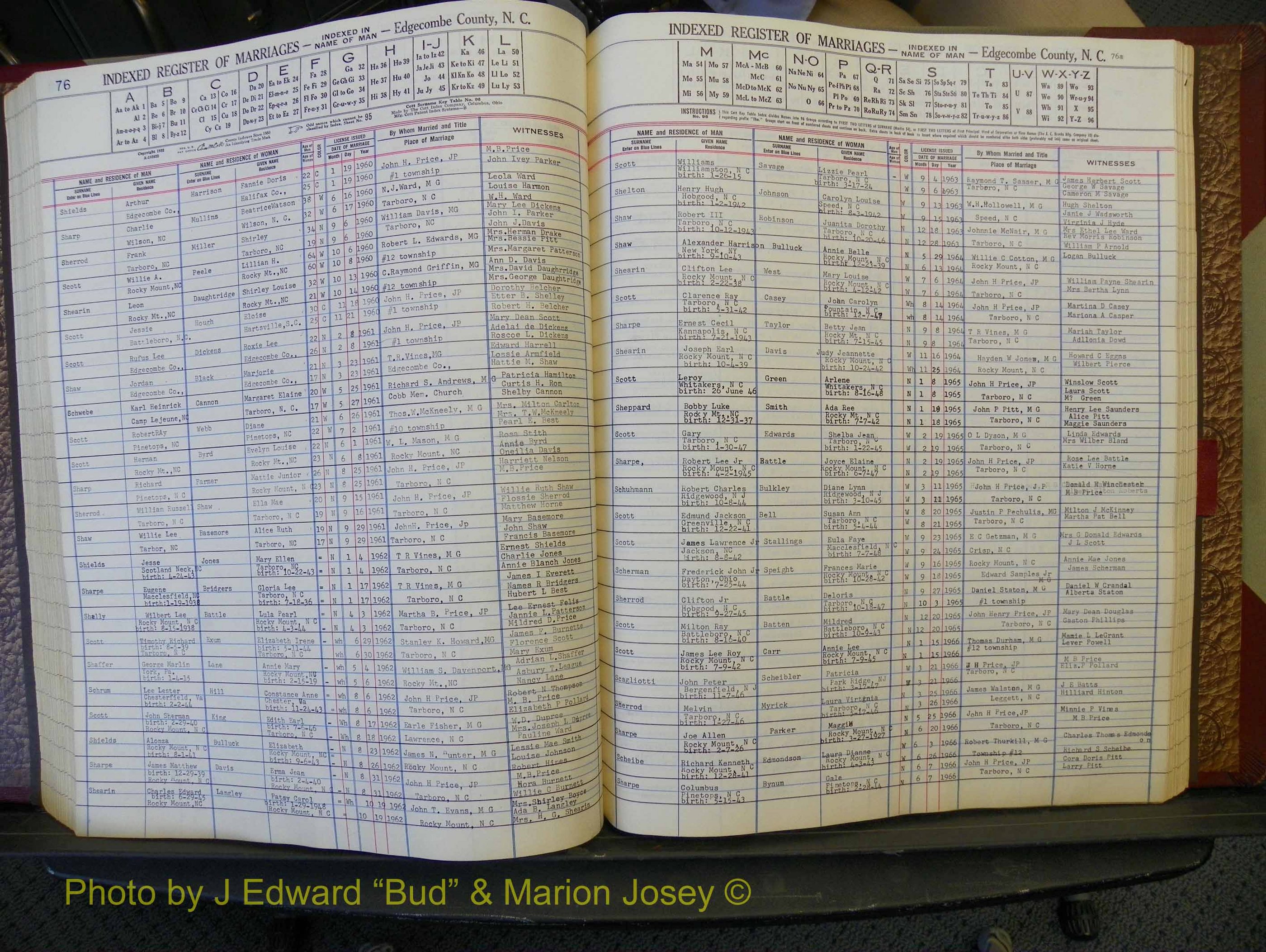 Edgecombe Marriages, A-Z, 1956-1972 (253).JPG