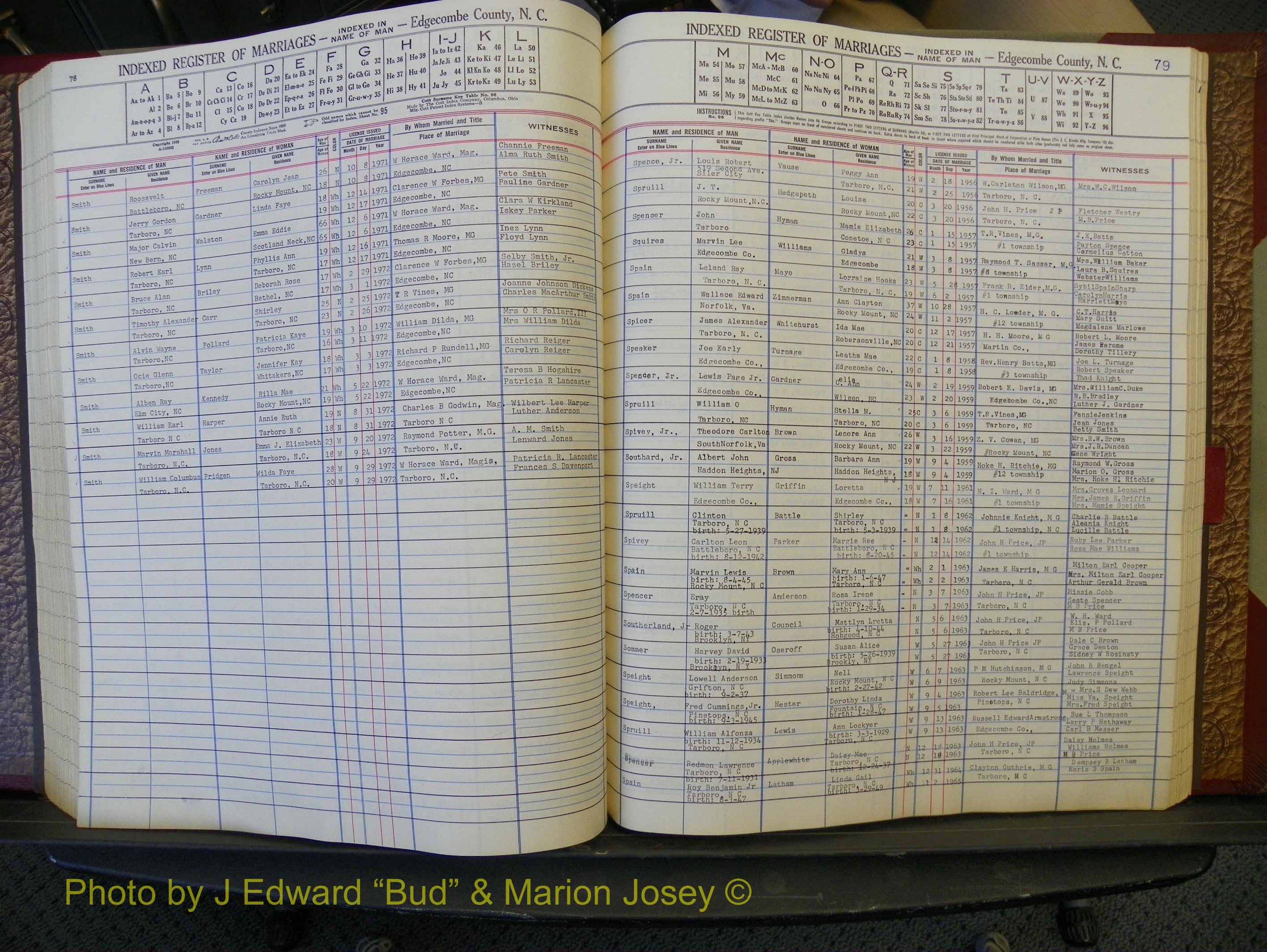 Edgecombe Marriages, A-Z, 1956-1972 (258).JPG