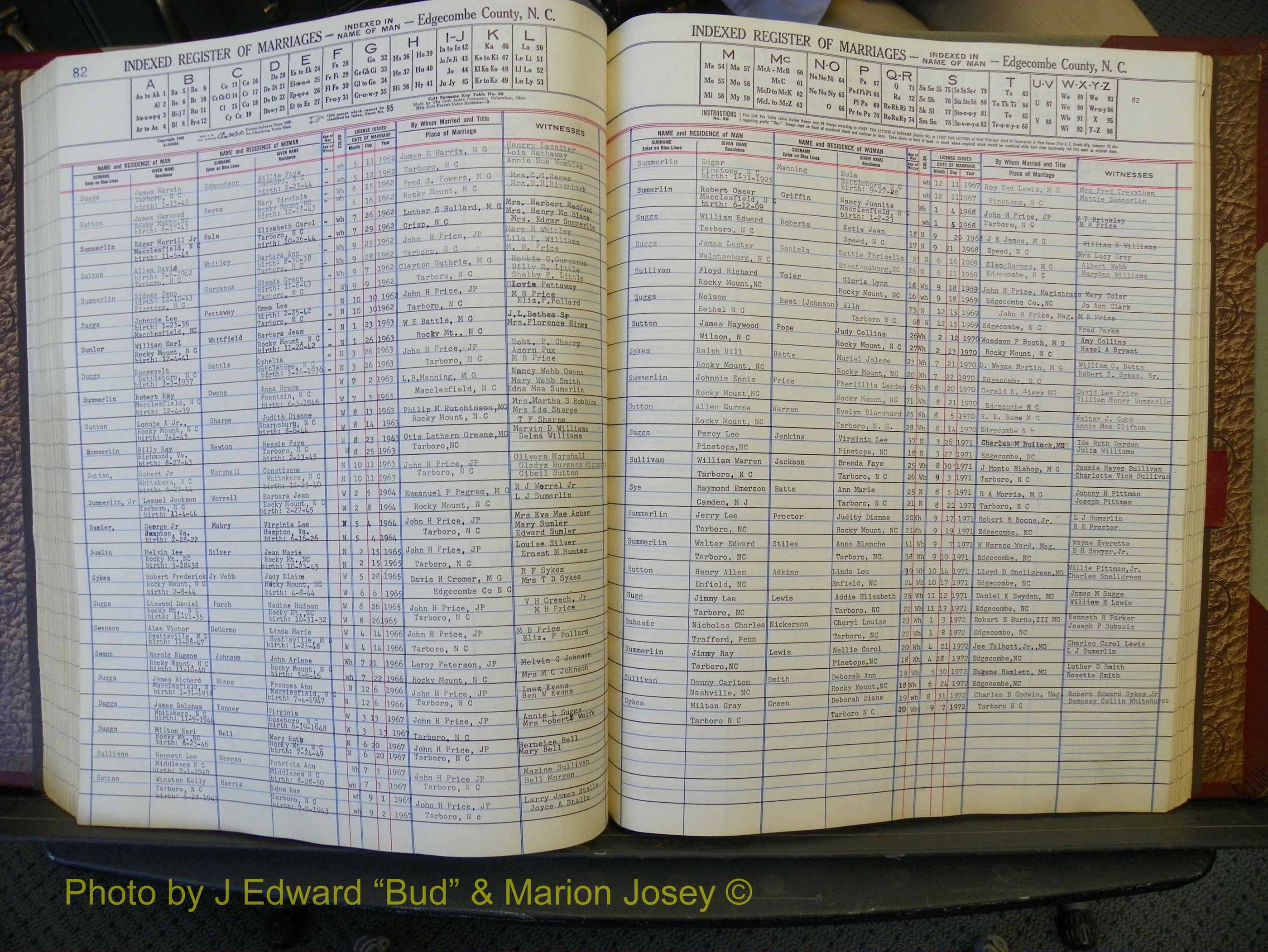 Edgecombe Marriages, A-Z, 1956-1972 (265).JPG