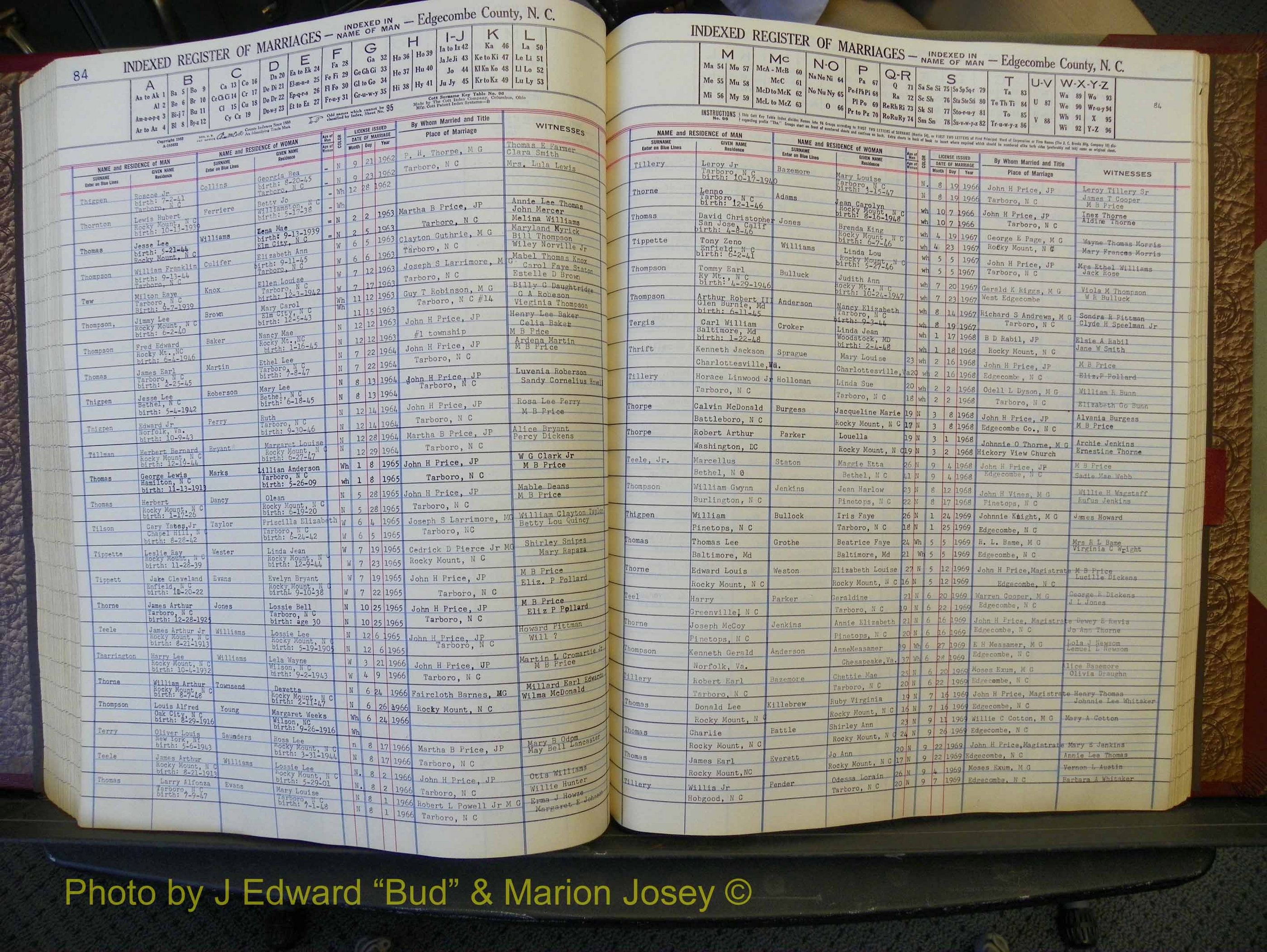 Edgecombe Marriages, A-Z, 1956-1972 (269).JPG