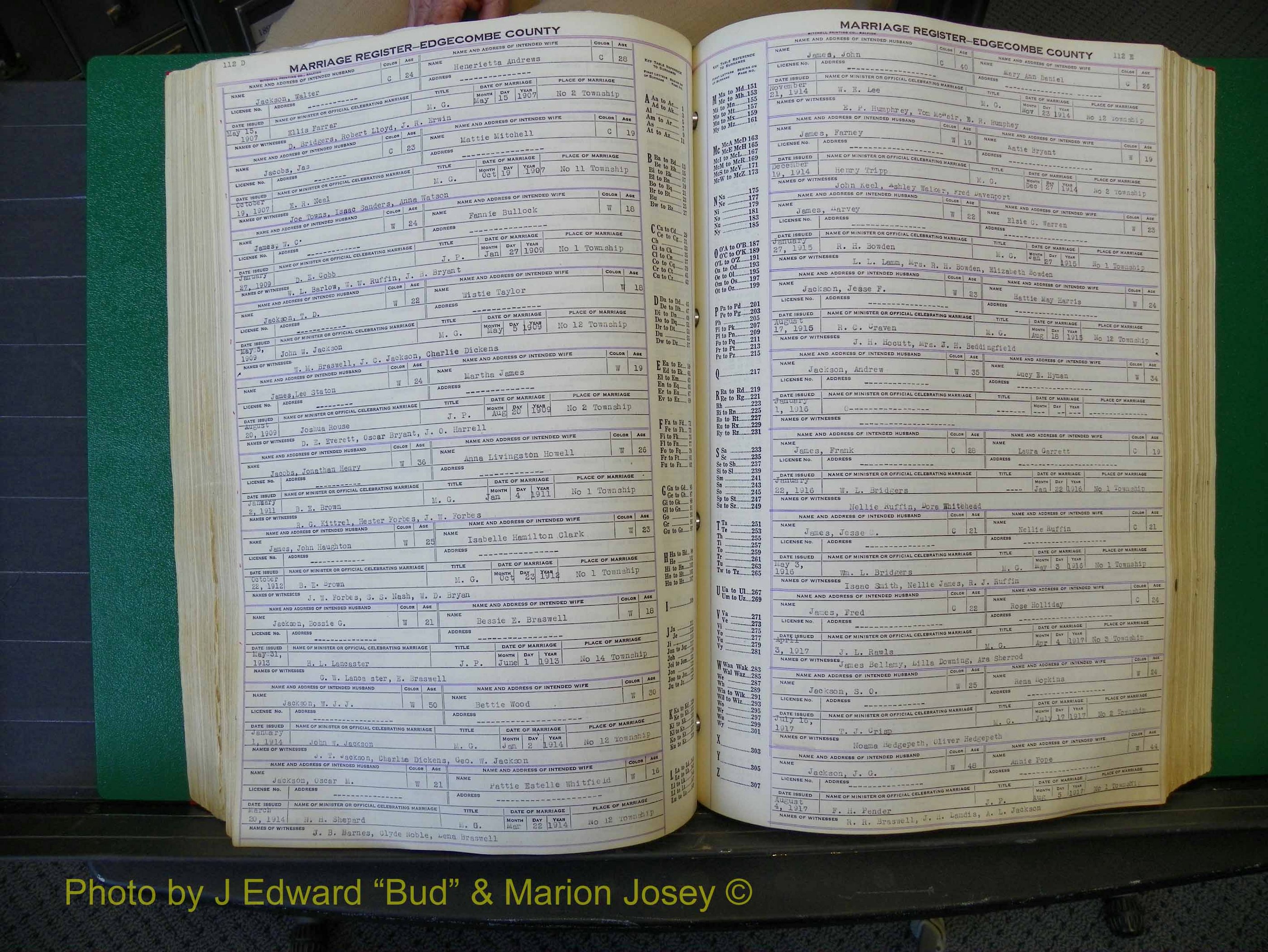 Edgecombe Marriages, F-O, 1867-1937 (286).JPG