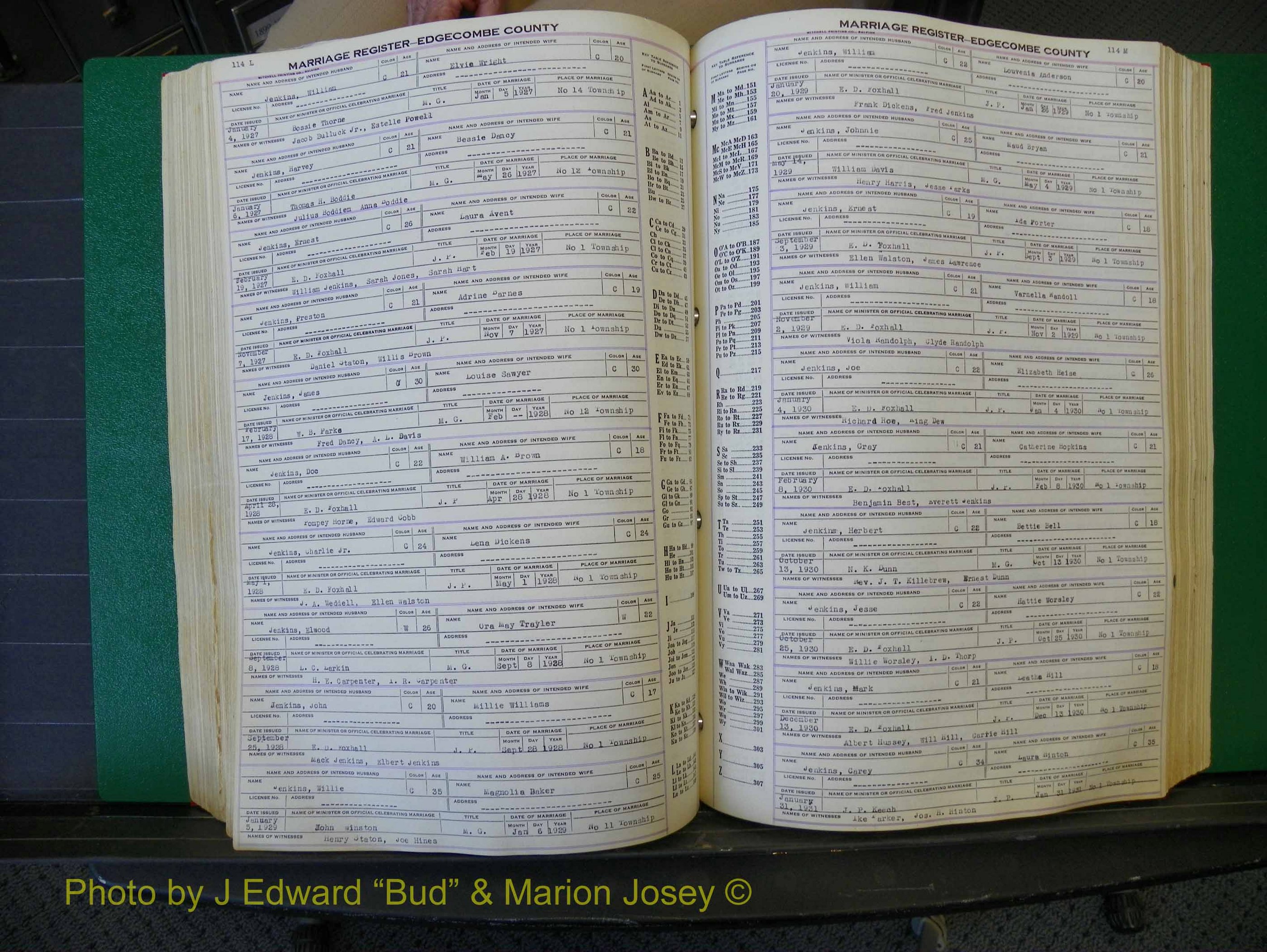 Edgecombe Marriages, F-O, 1867-1937 (296).JPG