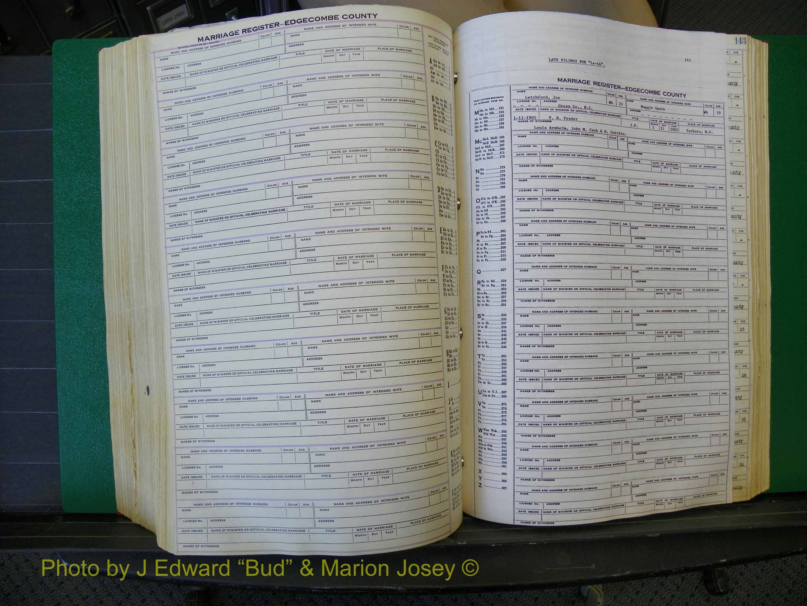 Edgecombe Marriages, F-O, 1867-1937 (399).JPG