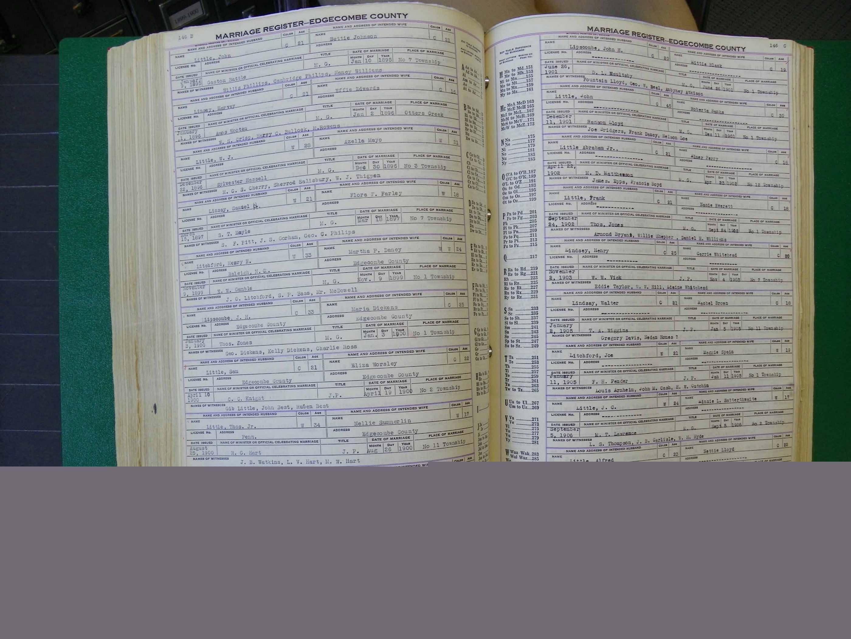 Edgecombe Marriages, F-O, 1867-1937 (418).JPG