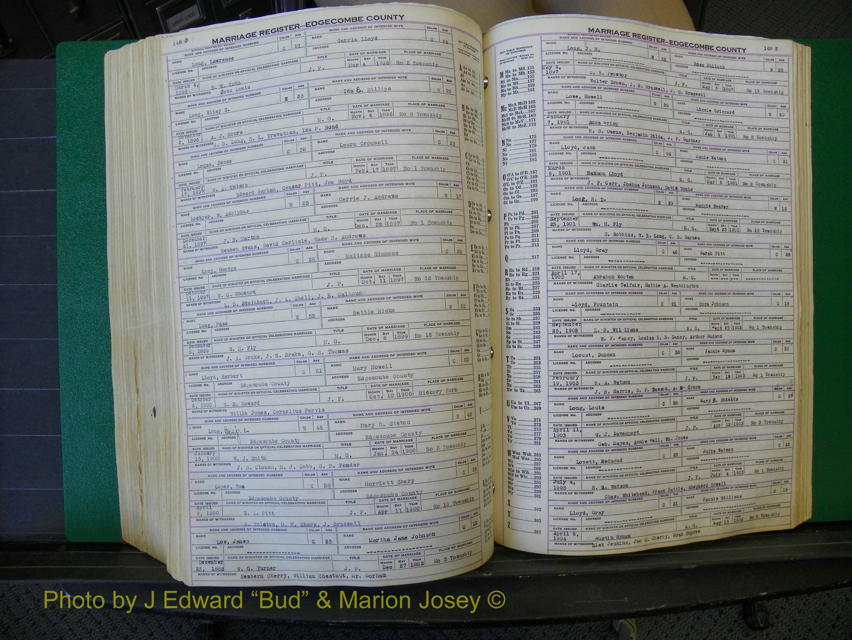 Edgecombe Marriages, F-O, 1867-1937 (426).JPG