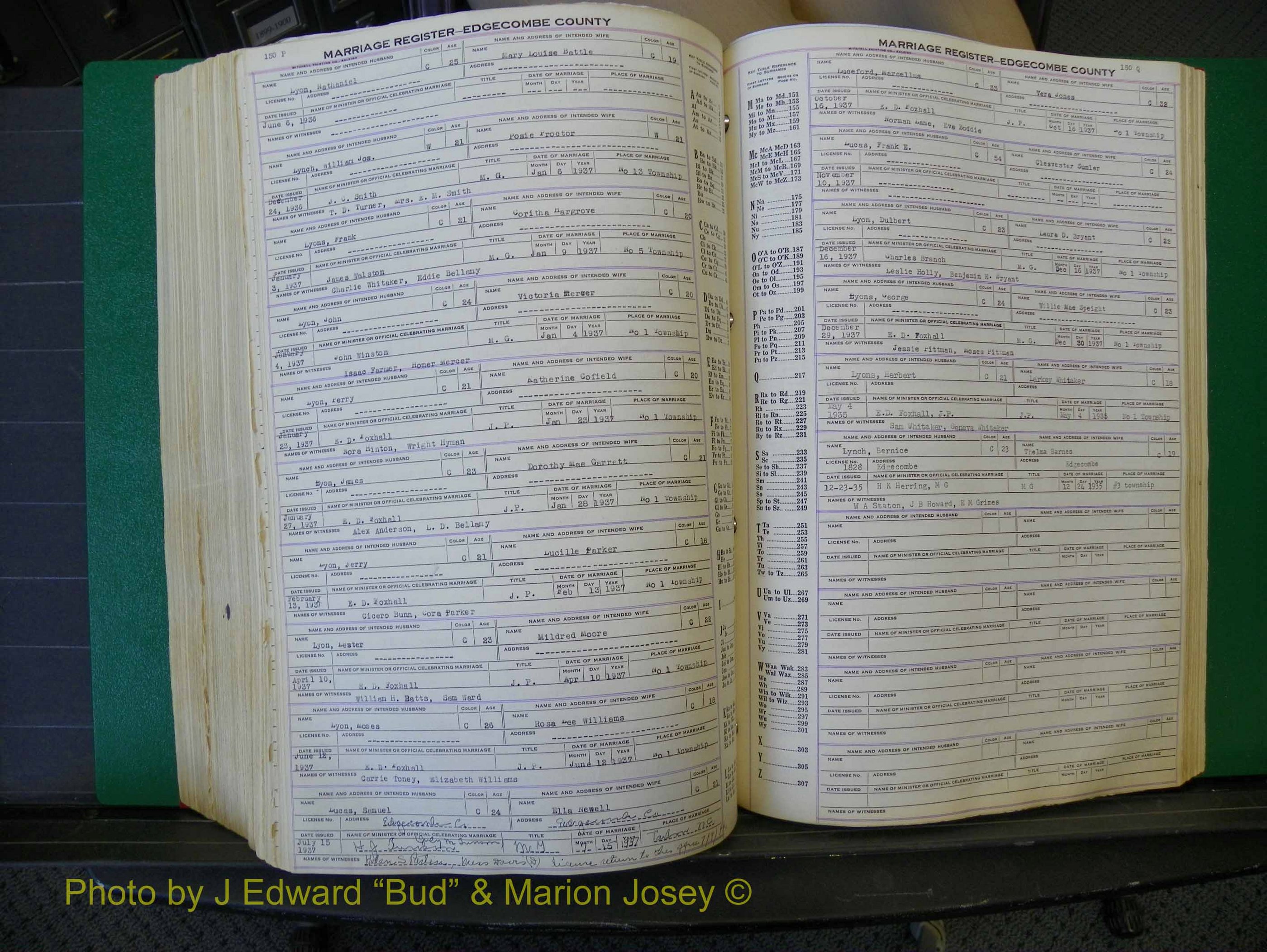 Edgecombe Marriages, F-O, 1867-1937 (441).JPG