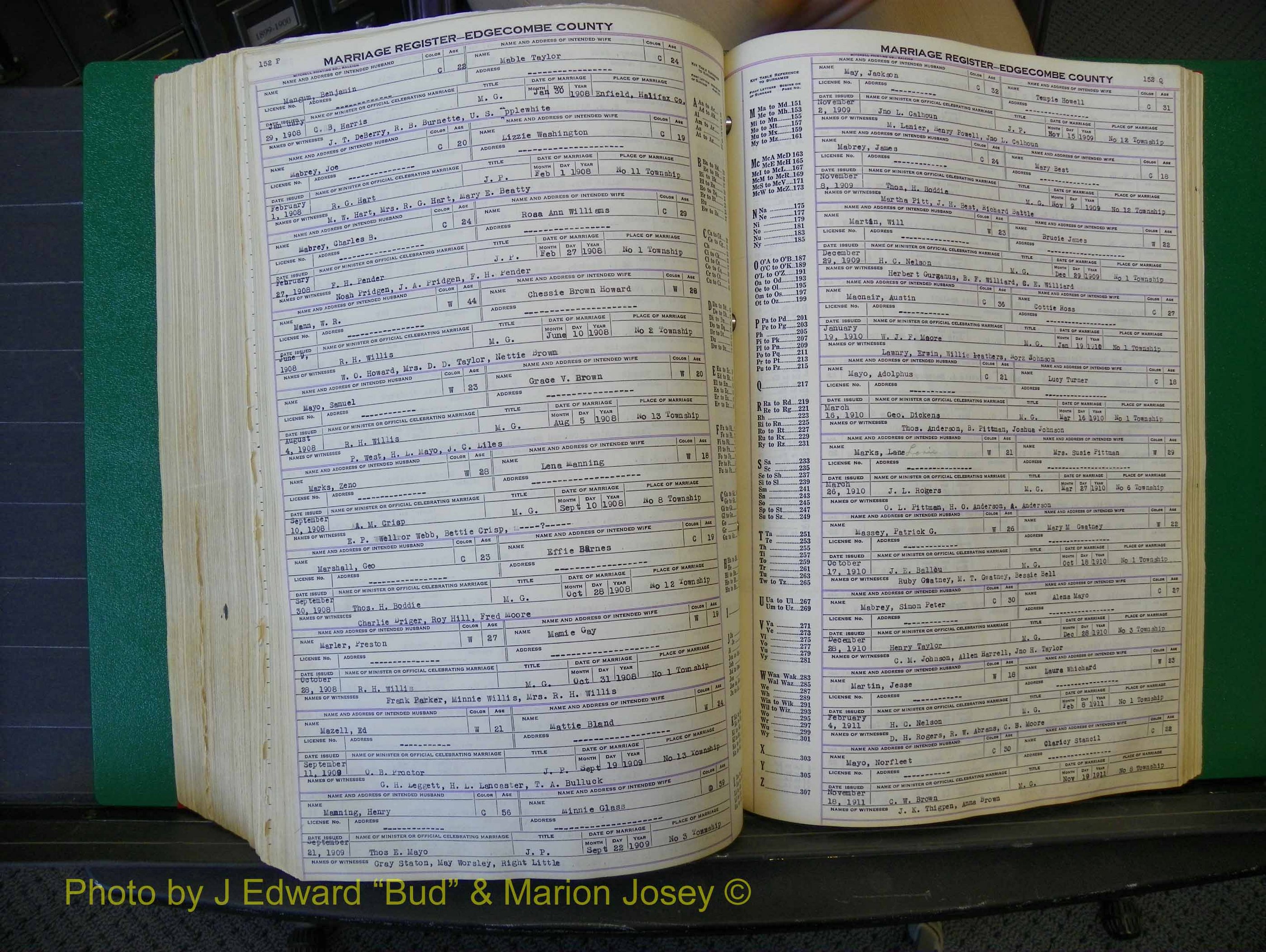 Edgecombe Marriages, F-O, 1867-1937 (453).JPG