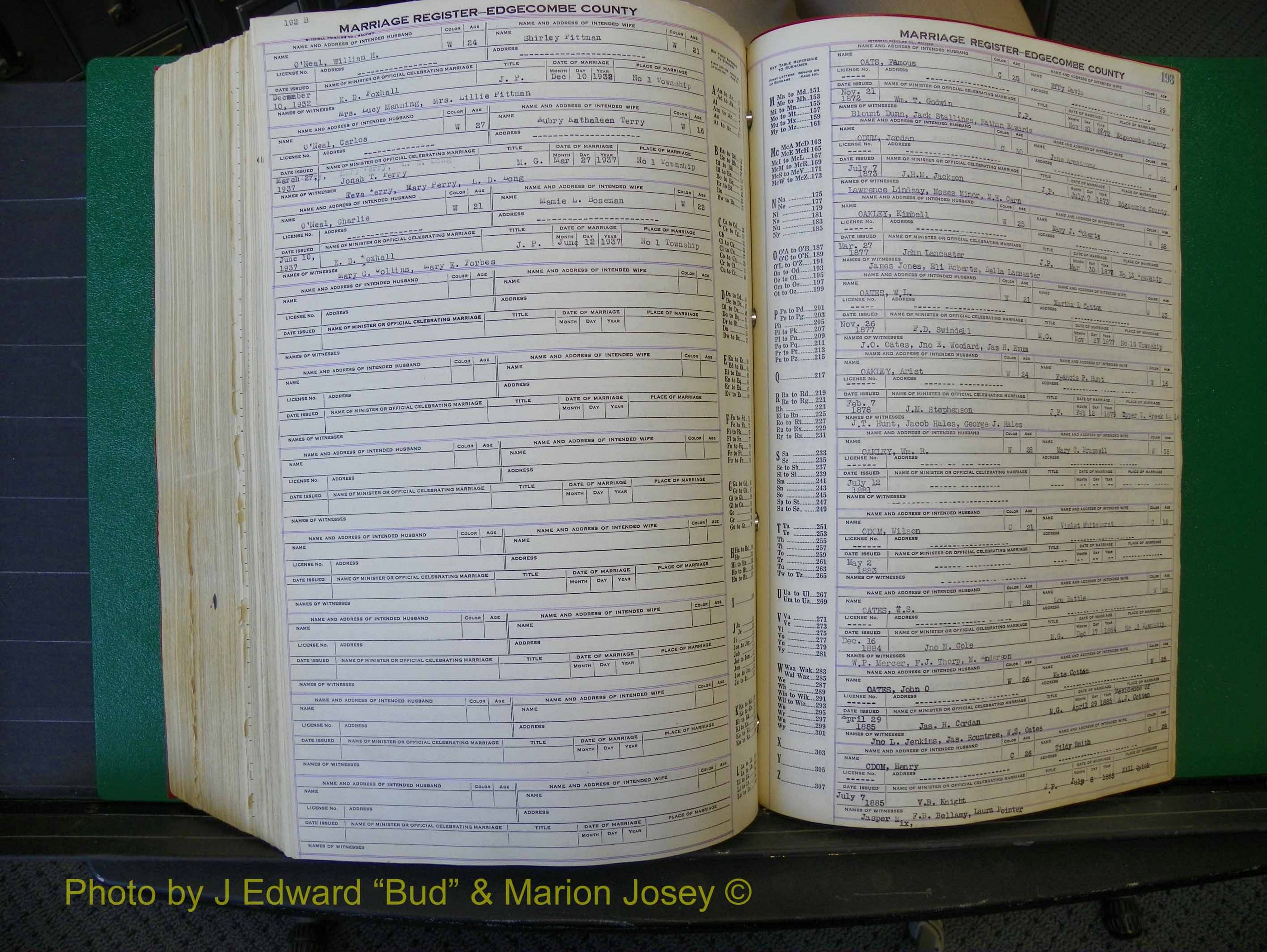 Edgecombe Marriages, F-O, 1867-1937 (530).JPG