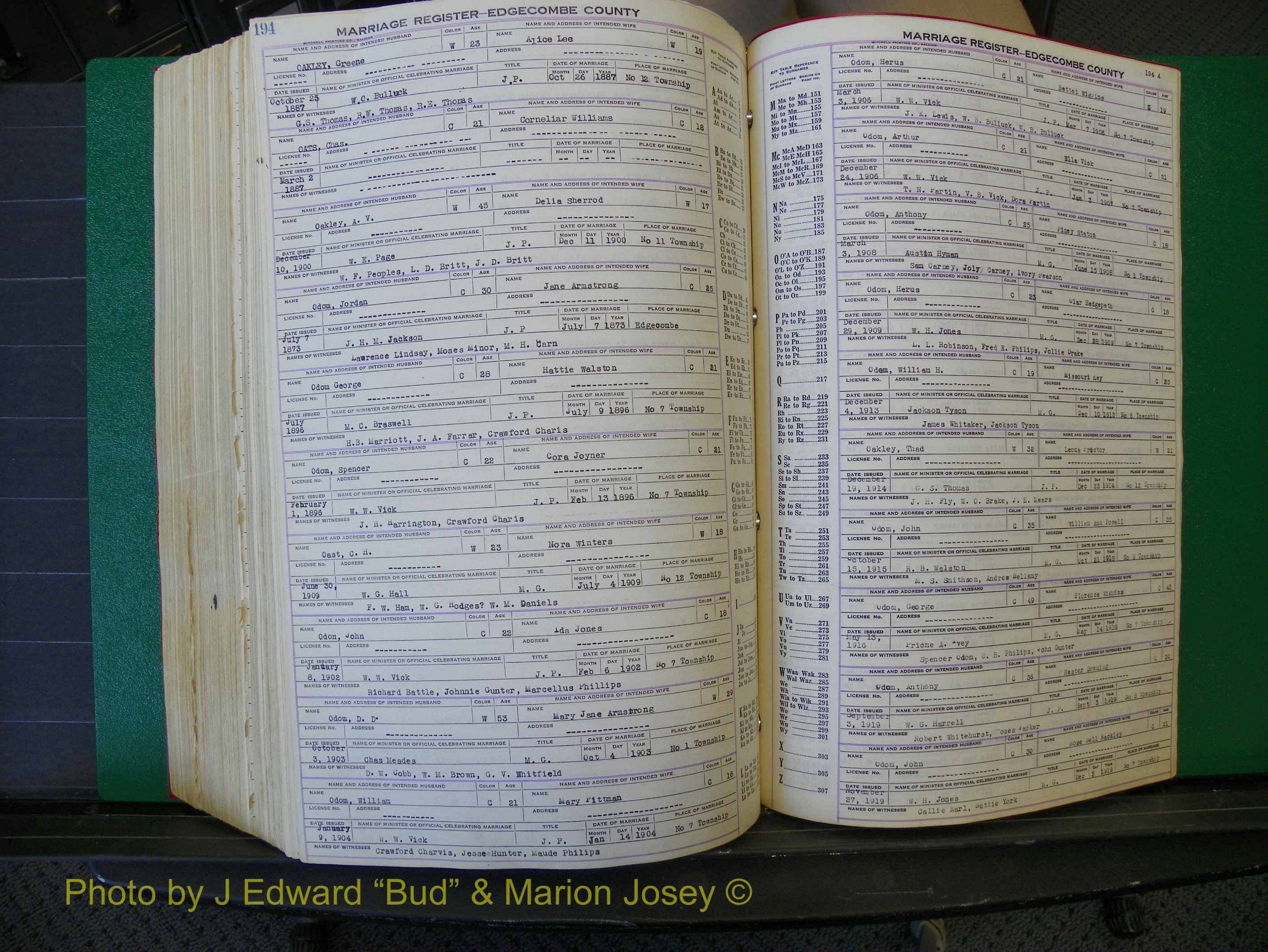 Edgecombe Marriages, F-O, 1867-1937 (531).JPG