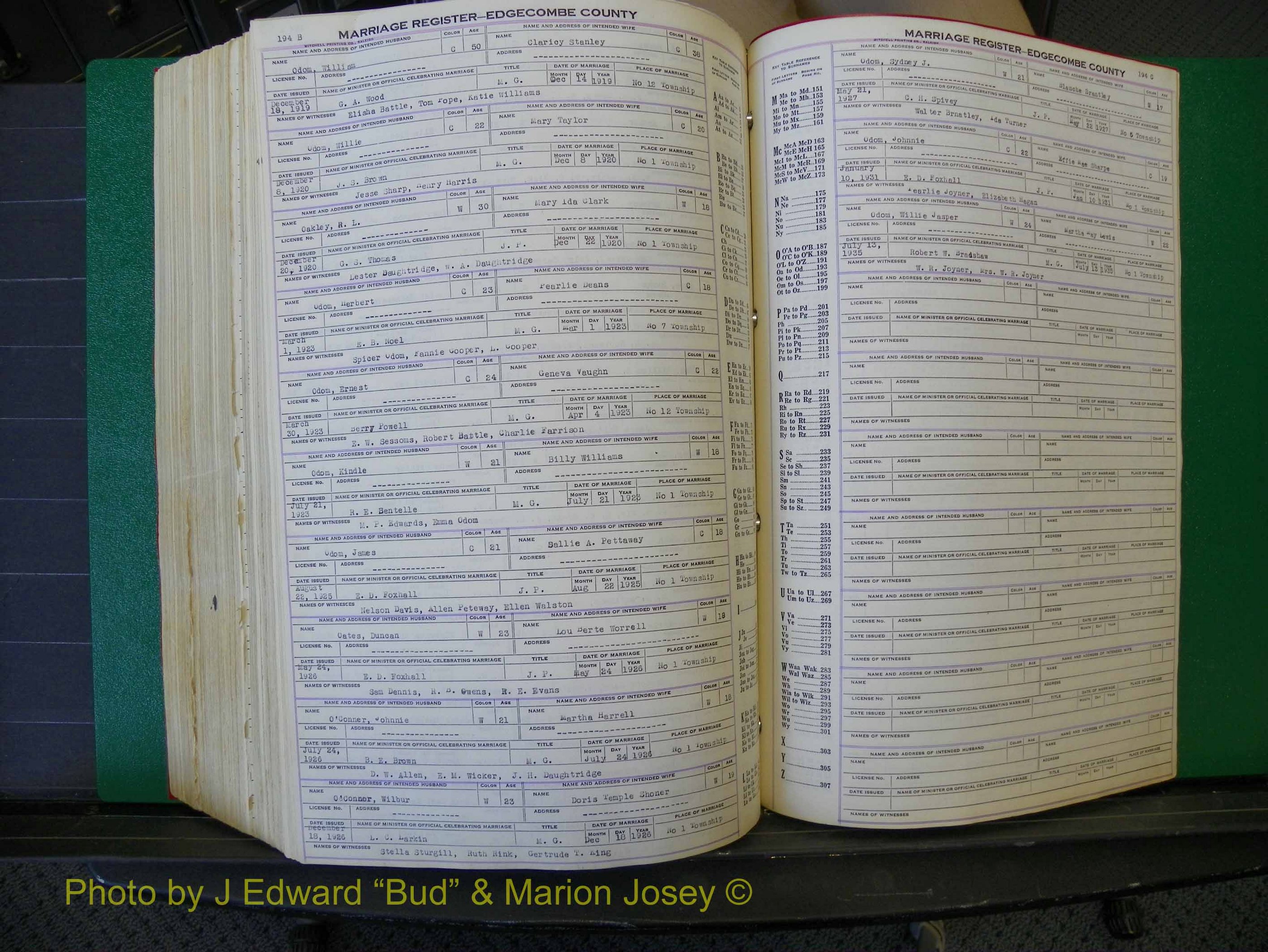 Edgecombe Marriages, F-O, 1867-1937 (532).JPG
