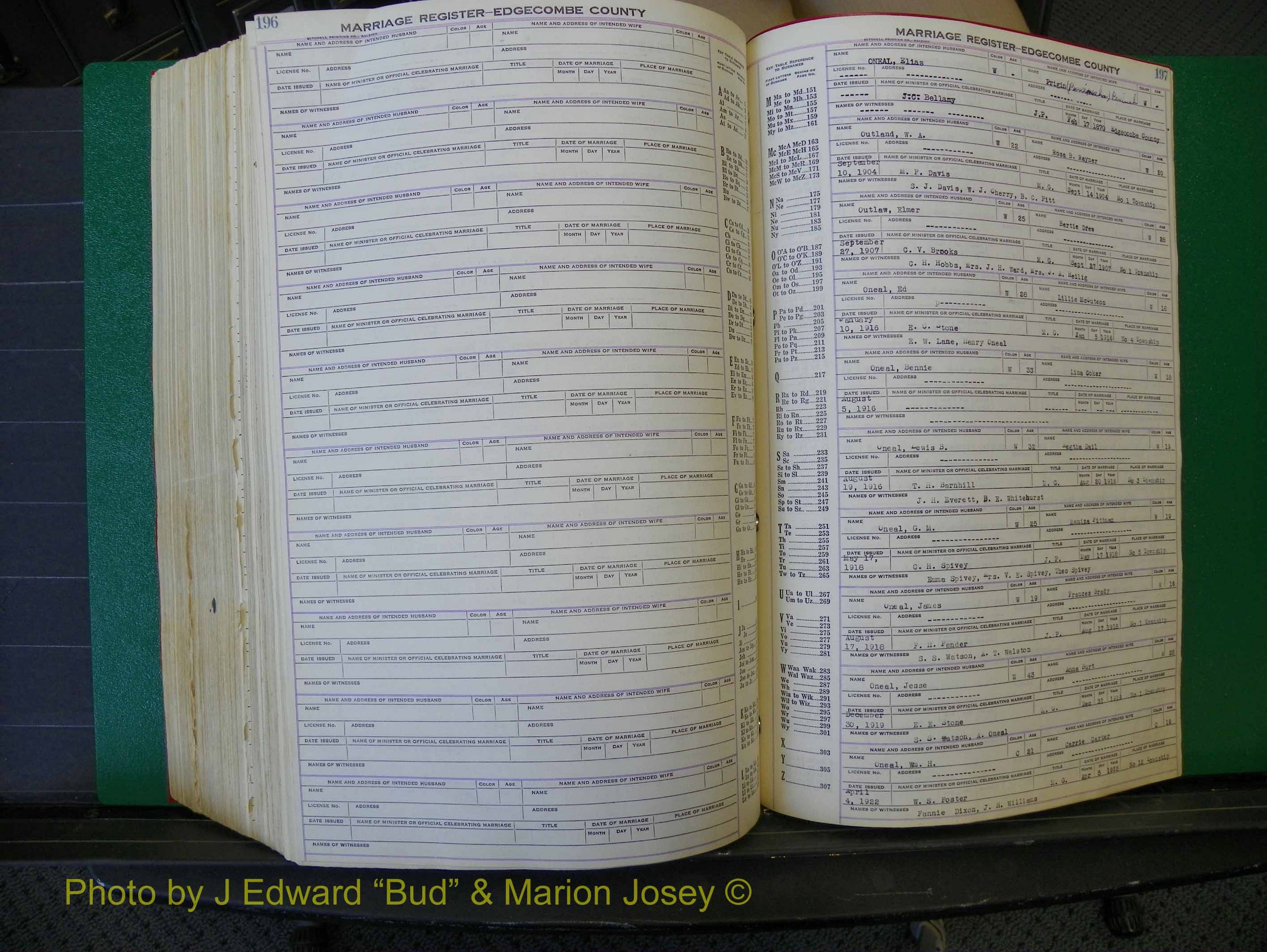 Edgecombe Marriages, F-O, 1867-1937 (534).JPG