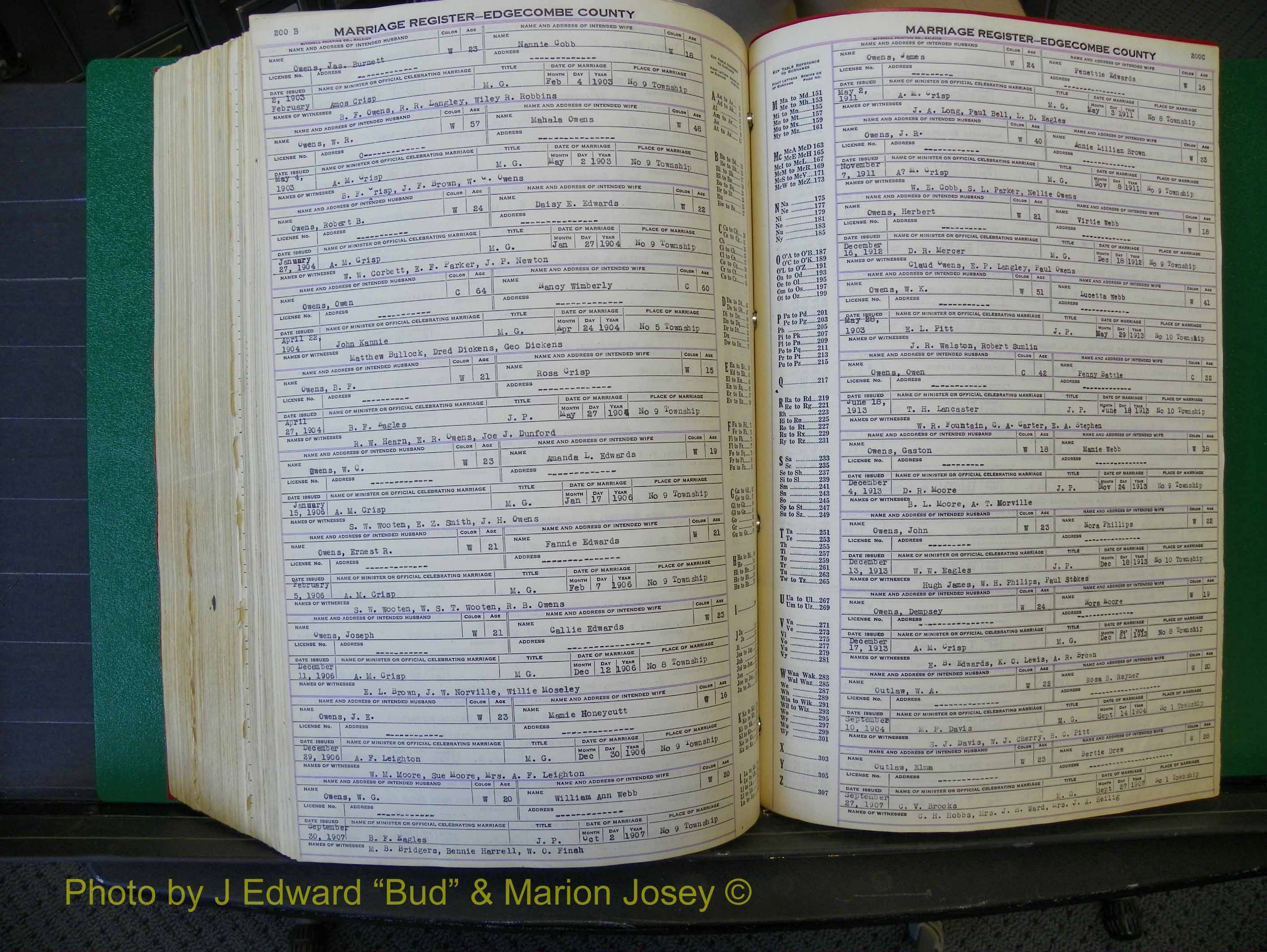 Edgecombe Marriages, F-O, 1867-1937 (537).JPG