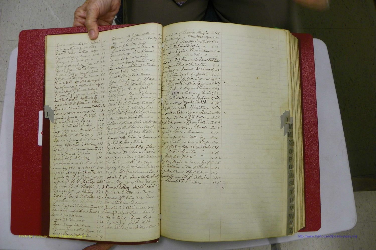 Emanuel Co, GA, Marriages Book D, 1904 - 1915, Index L.JPG