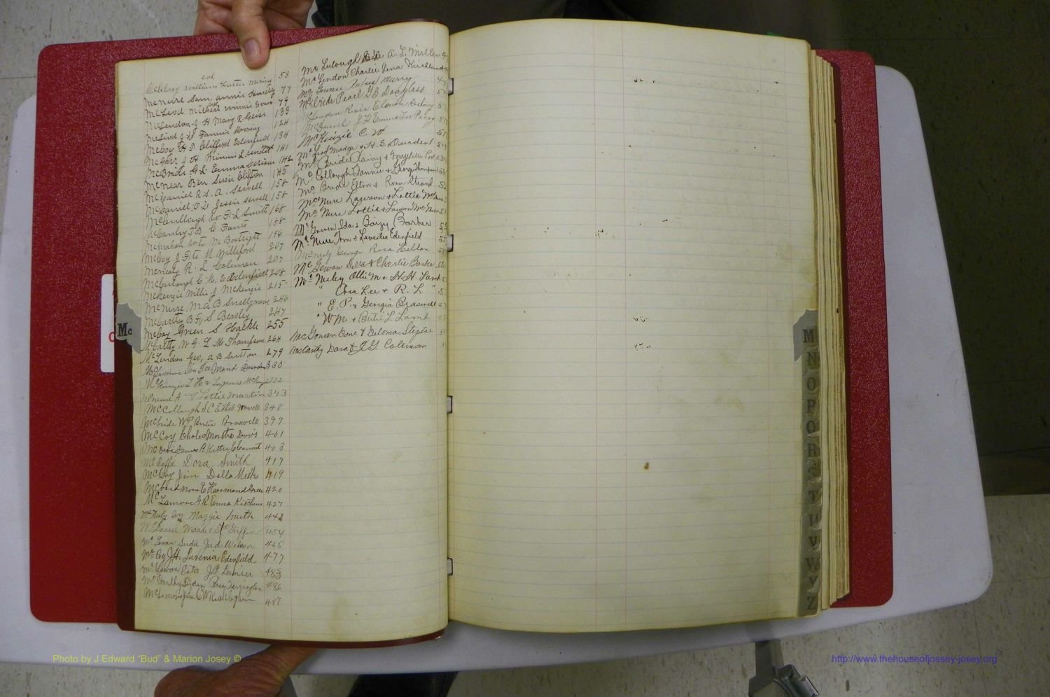 Emanuel Co, GA, Marriages Book D, 1904 - 1915, Index Mc.JPG