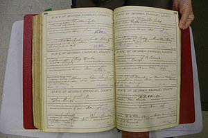 Emanuel Co, GA, Marriages Book D, 1904 - 1915, P 568-569.JPG