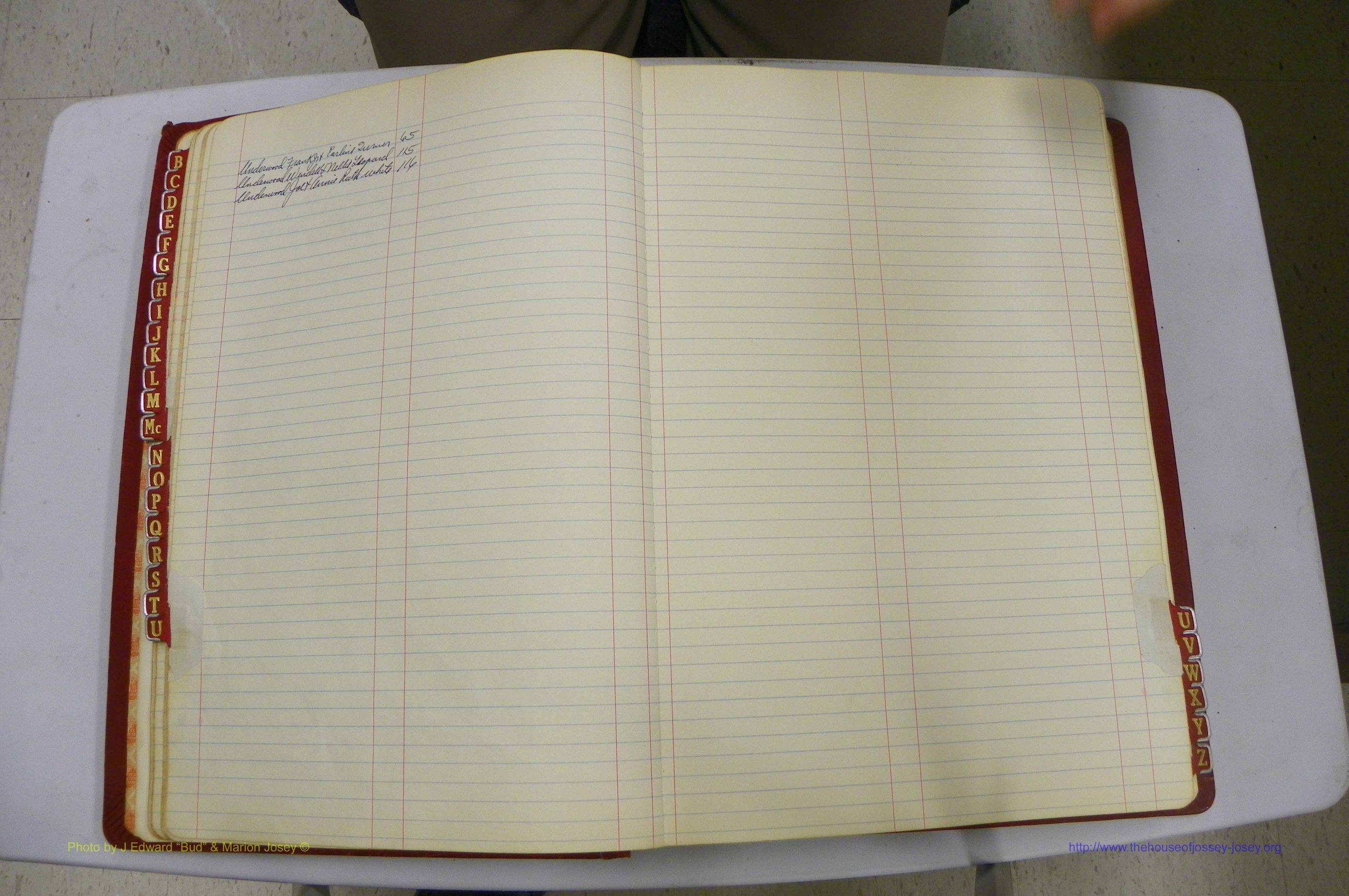 Emanuel Co, GA, Marriages Book K, 1949 - 1955, Index U.JPG