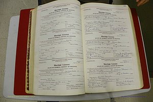 Emanuel Co, GA, Marriages Book L, 1952 - 1962, P 120-121.JPG