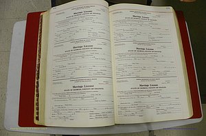 Emanuel Co, GA, Marriages Book L, 1952 - 1962, P 128-129.JPG