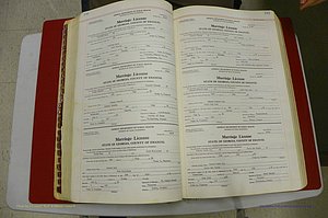 Emanuel Co, GA, Marriages Book L, 1952 - 1962, P 132-133.JPG