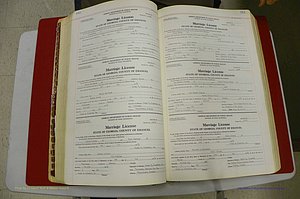 Emanuel Co, GA, Marriages Book L, 1952 - 1962, P 150-151.JPG