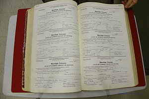 Emanuel Co, GA, Marriages Book L, 1952 - 1962, P 212-213.JPG