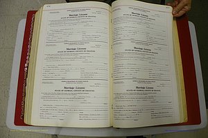 Emanuel Co, GA, Marriages Book L, 1952 - 1962, P 496-497.JPG