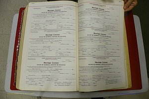 Emanuel Co, GA, Marriages Book L, 1952 - 1962, P 590-591.JPG