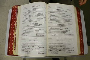 Emanuel Co, GA, Marriages Book M, 1962 - 1974, P 128-129.JPG