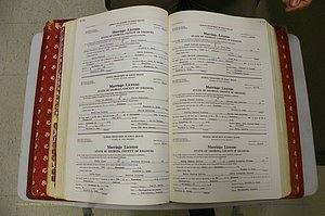 Emanuel Co, GA, Marriages Book M, 1962 - 1974, P 136-137.JPG