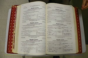 Emanuel Co, GA, Marriages Book M, 1962 - 1974, P 214-215.JPG