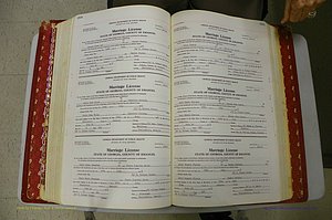 Emanuel Co, GA, Marriages Book M, 1962 - 1974, P 354-355.JPG